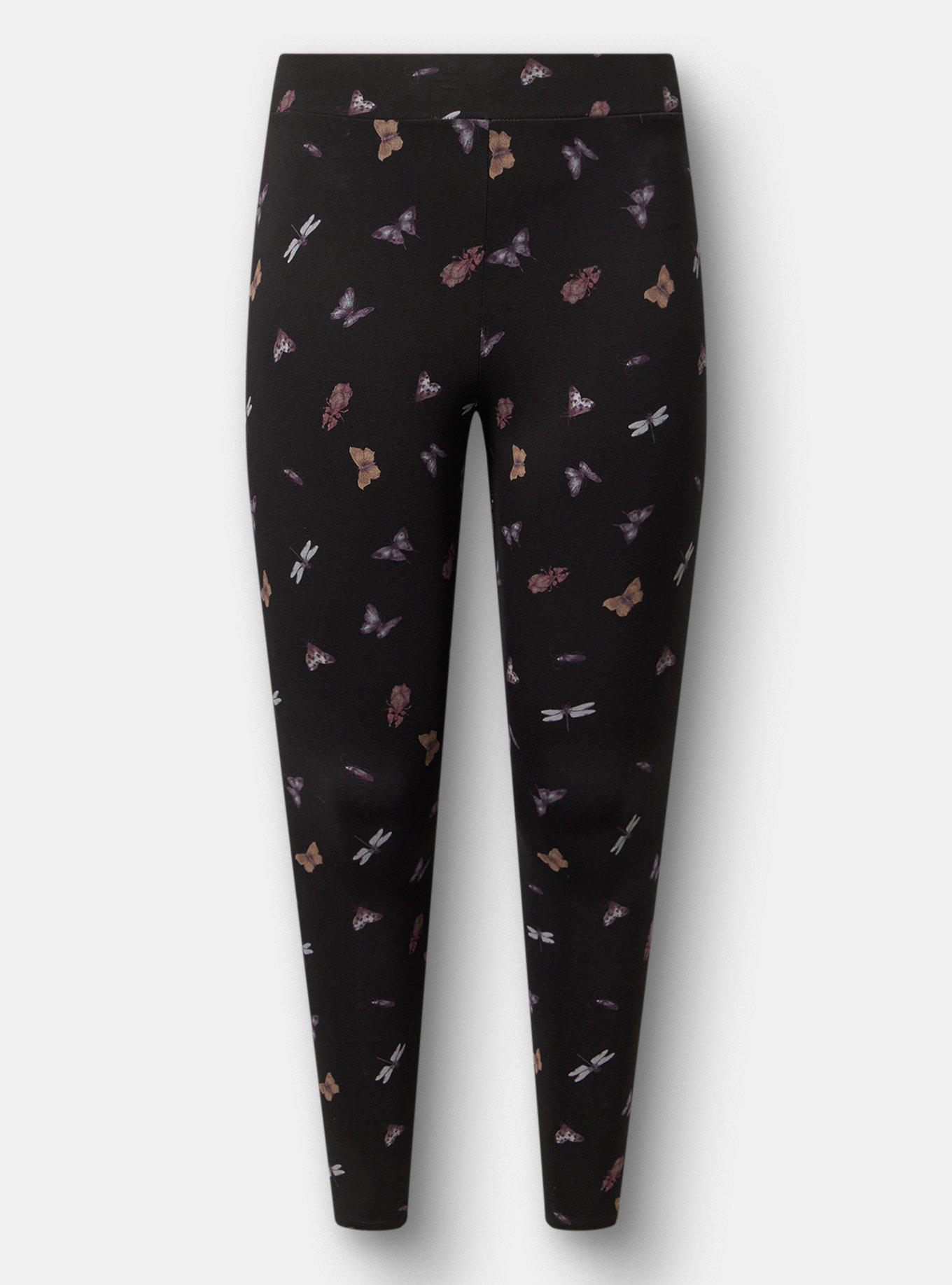 Nightfall Full Length Printed Legging, TINY INSECTS BLACK, hi-res