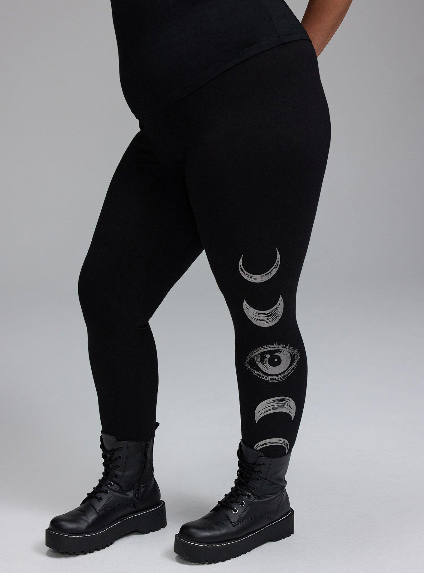 Nightfall Legging, MOON PHASE EYE DEEP BLACK, alternate