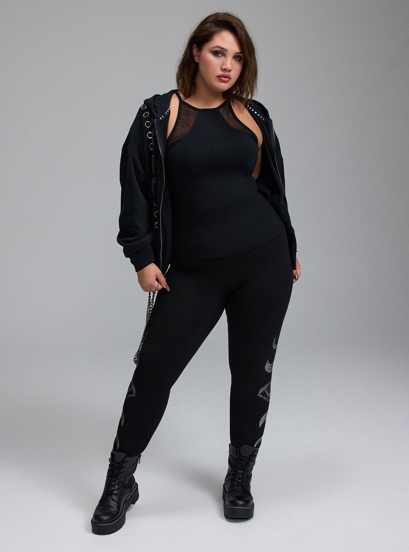 Nightfall Legging, MOON PHASE EYE DEEP BLACK, alternate