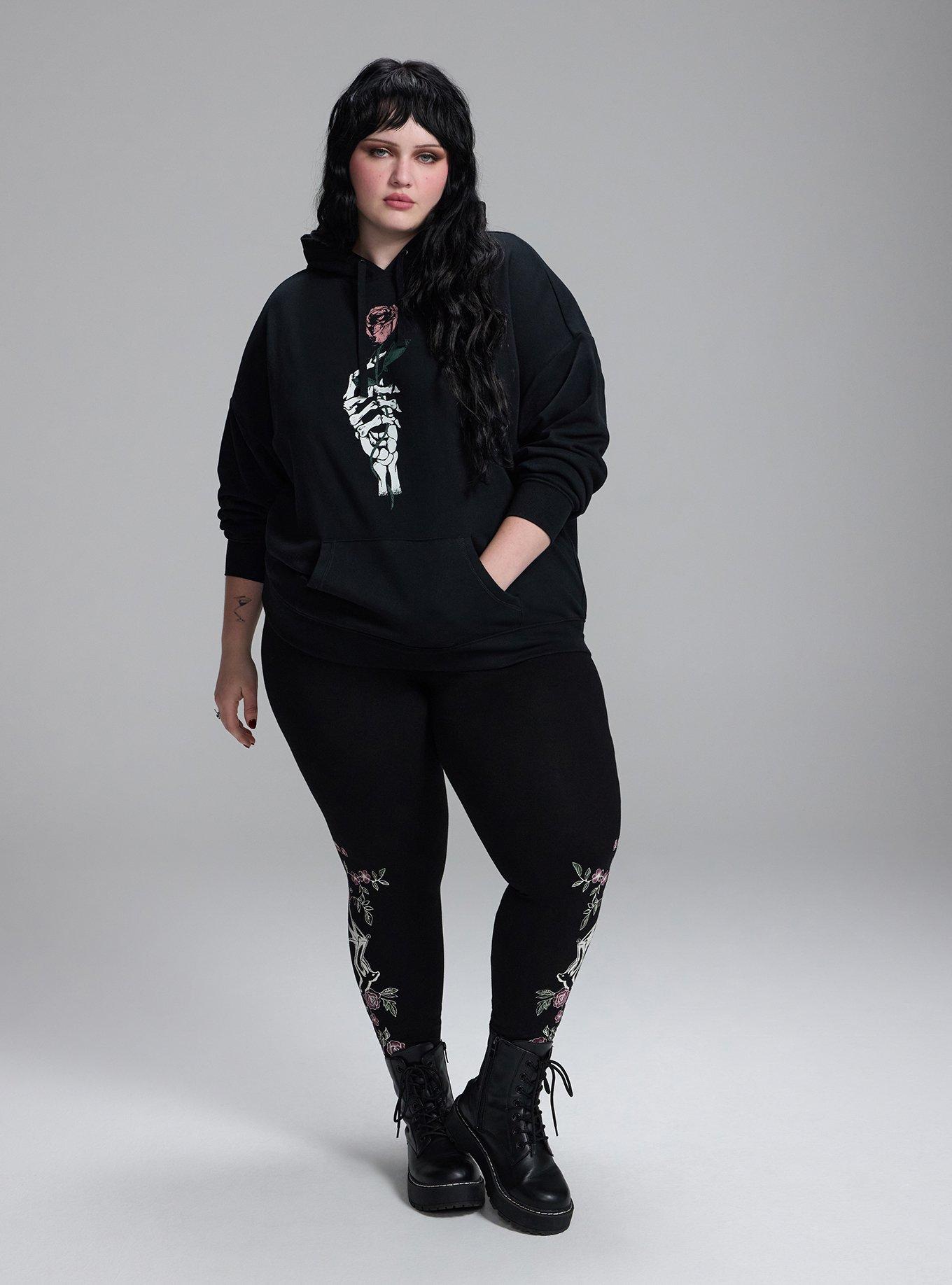 Nightfall Legging, BAT ROSE FLIGHT DEEP BLACK, alternate