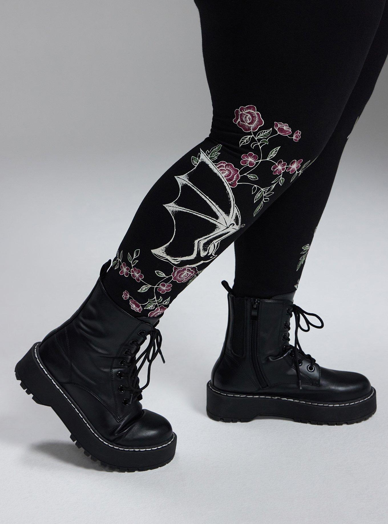 Nightfall Legging, BAT ROSE FLIGHT DEEP BLACK, alternate