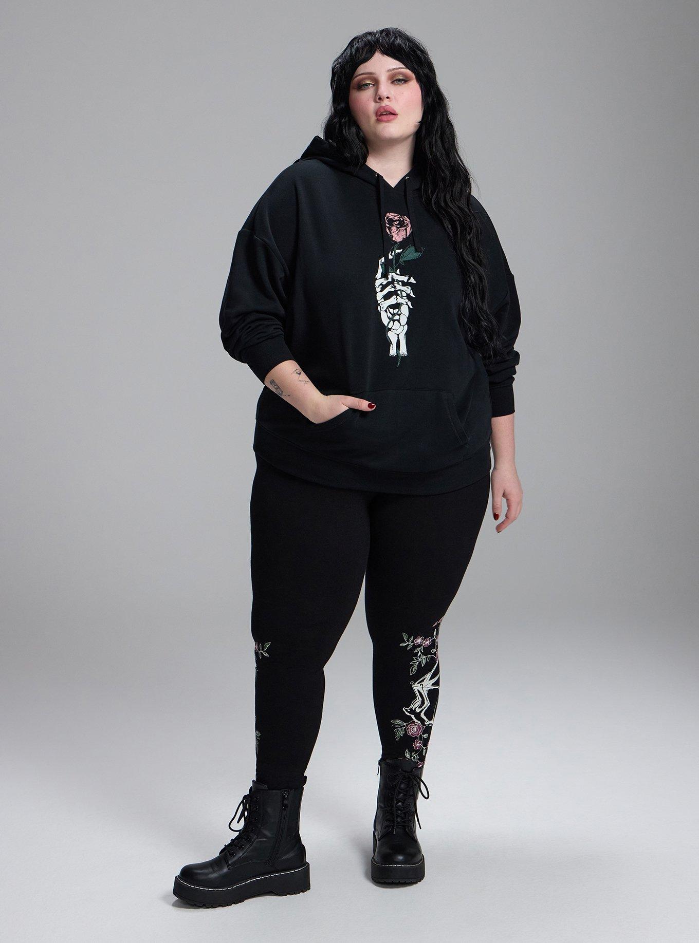 Nightfall Legging, BAT ROSE FLIGHT DEEP BLACK, hi-res