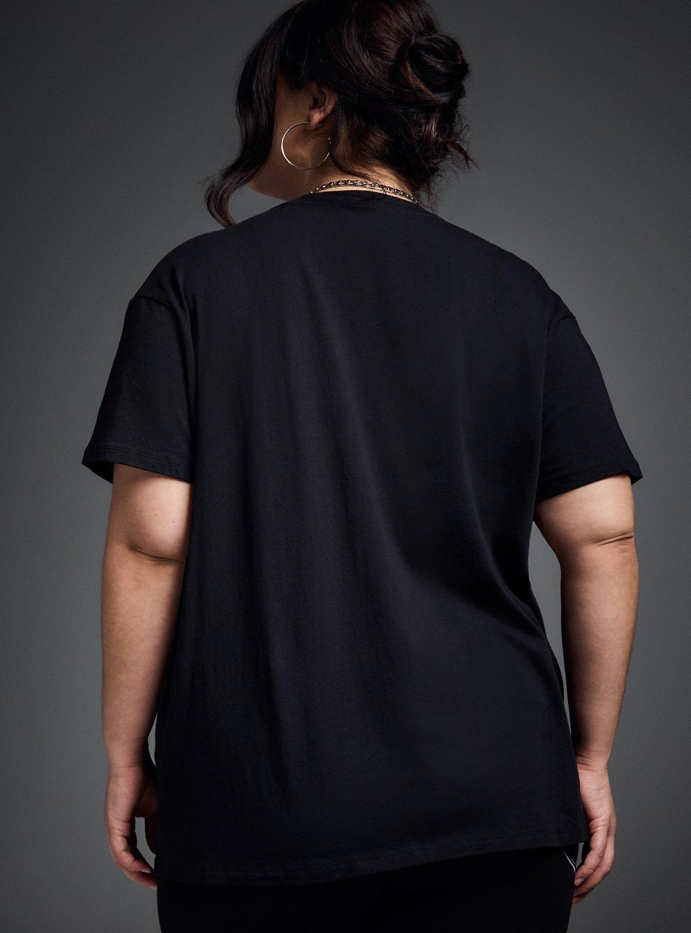 Plus Size - Nightfall Tragic Oversized Crew Tee - Torrid