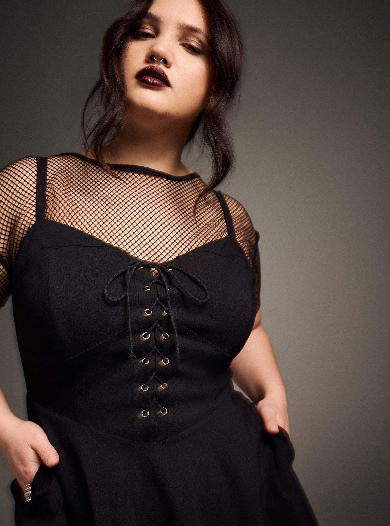 Plus Size - Nightfall Corset Mini Dress - Torrid