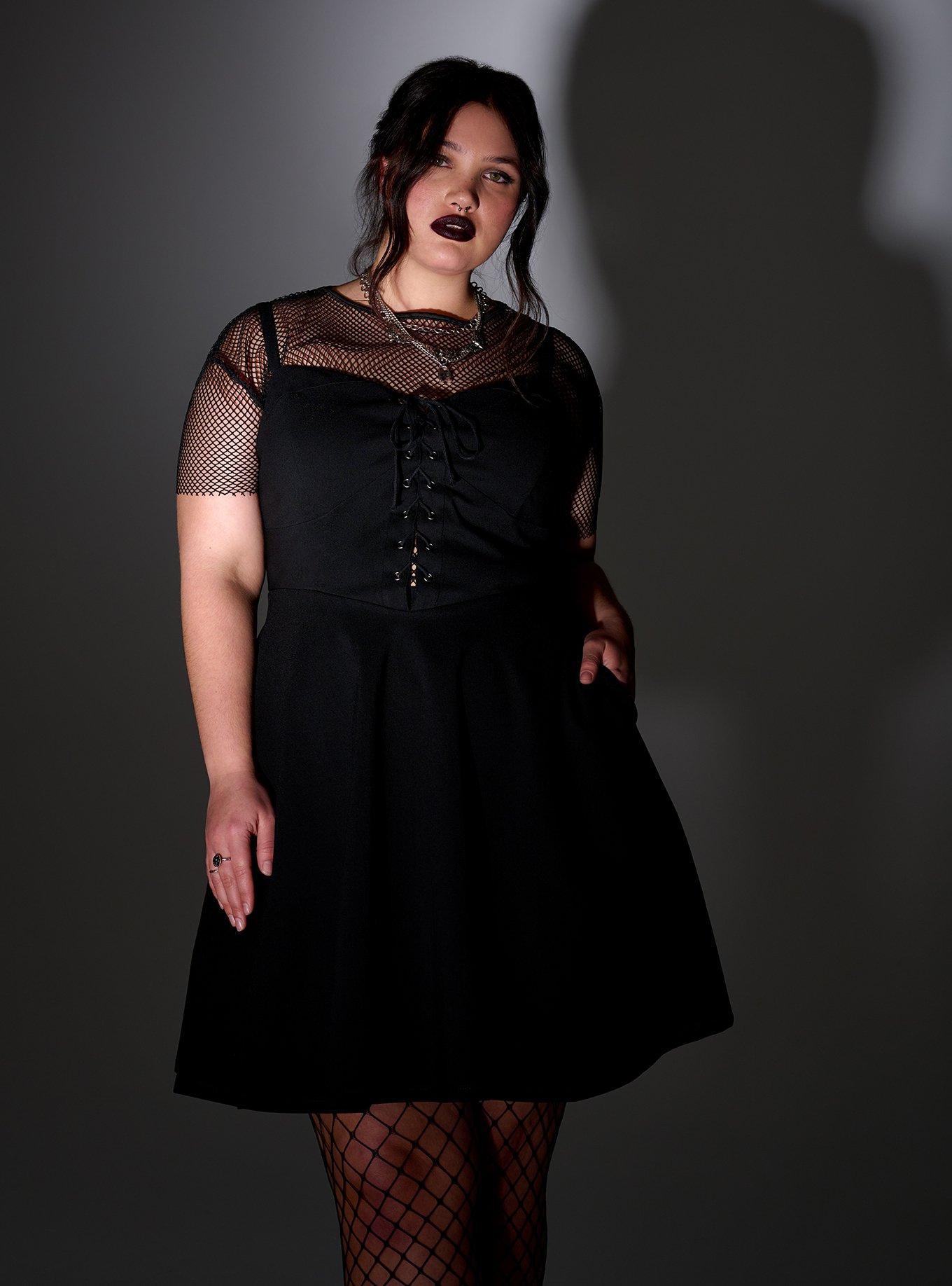 Plus Size - Nightfall Corset Mini Dress