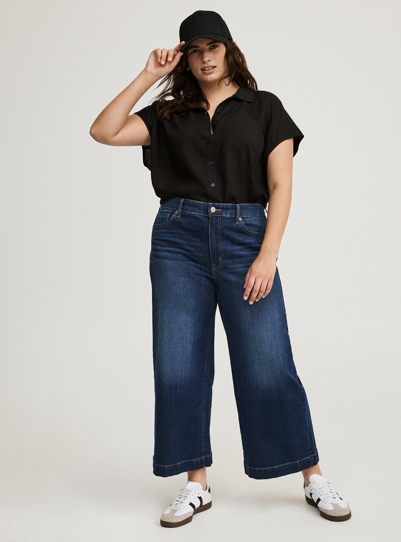 Challis Dolman Button Up Shirt 