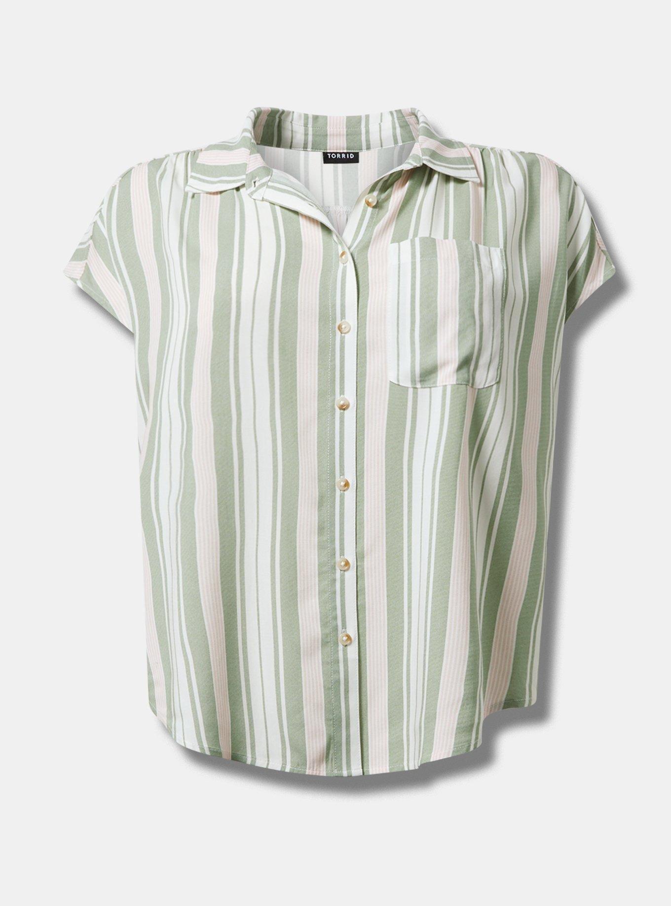 Challis Dolman Button Up Shirt