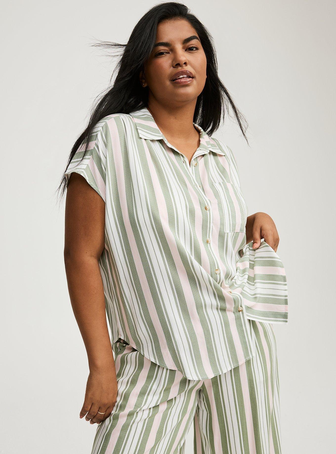 Challis Dolman Button-Up Shirt