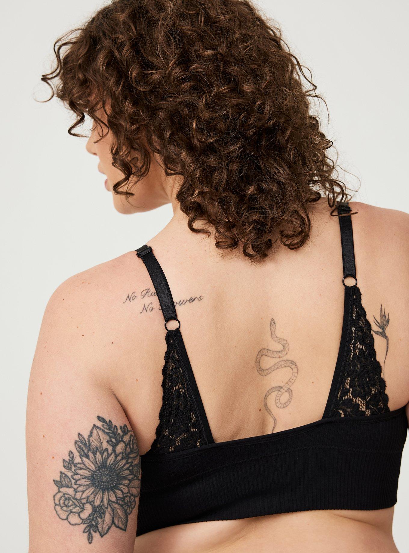 Lightly Lined Seamless Plunge Bralette