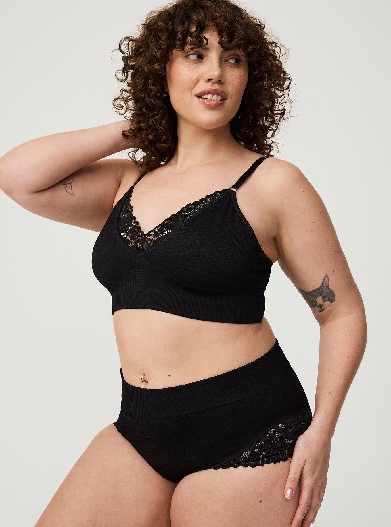 Lightly Lined Seamless Plunge Bralette