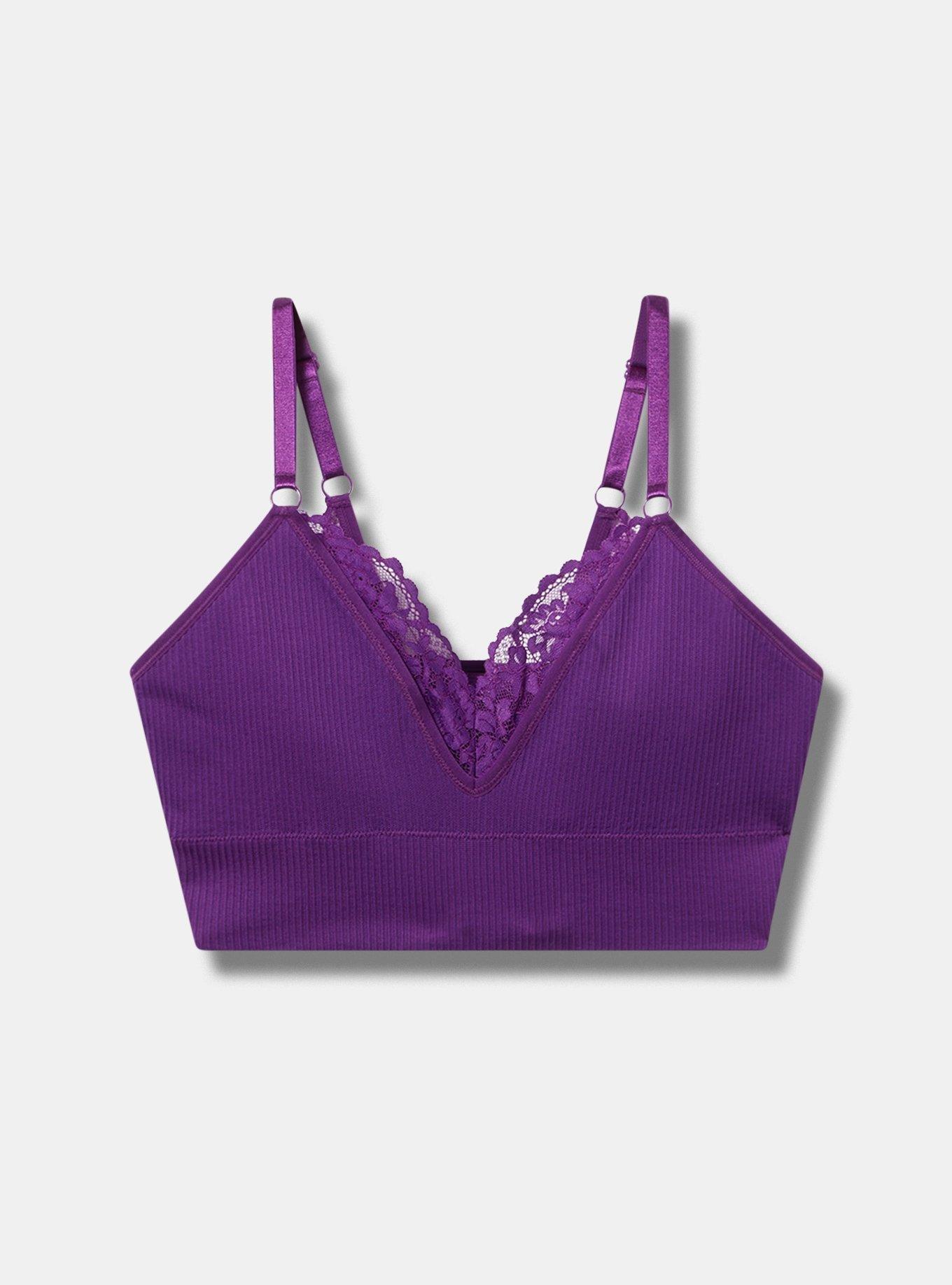 Lightly Lined Seamless Plunge Bralette