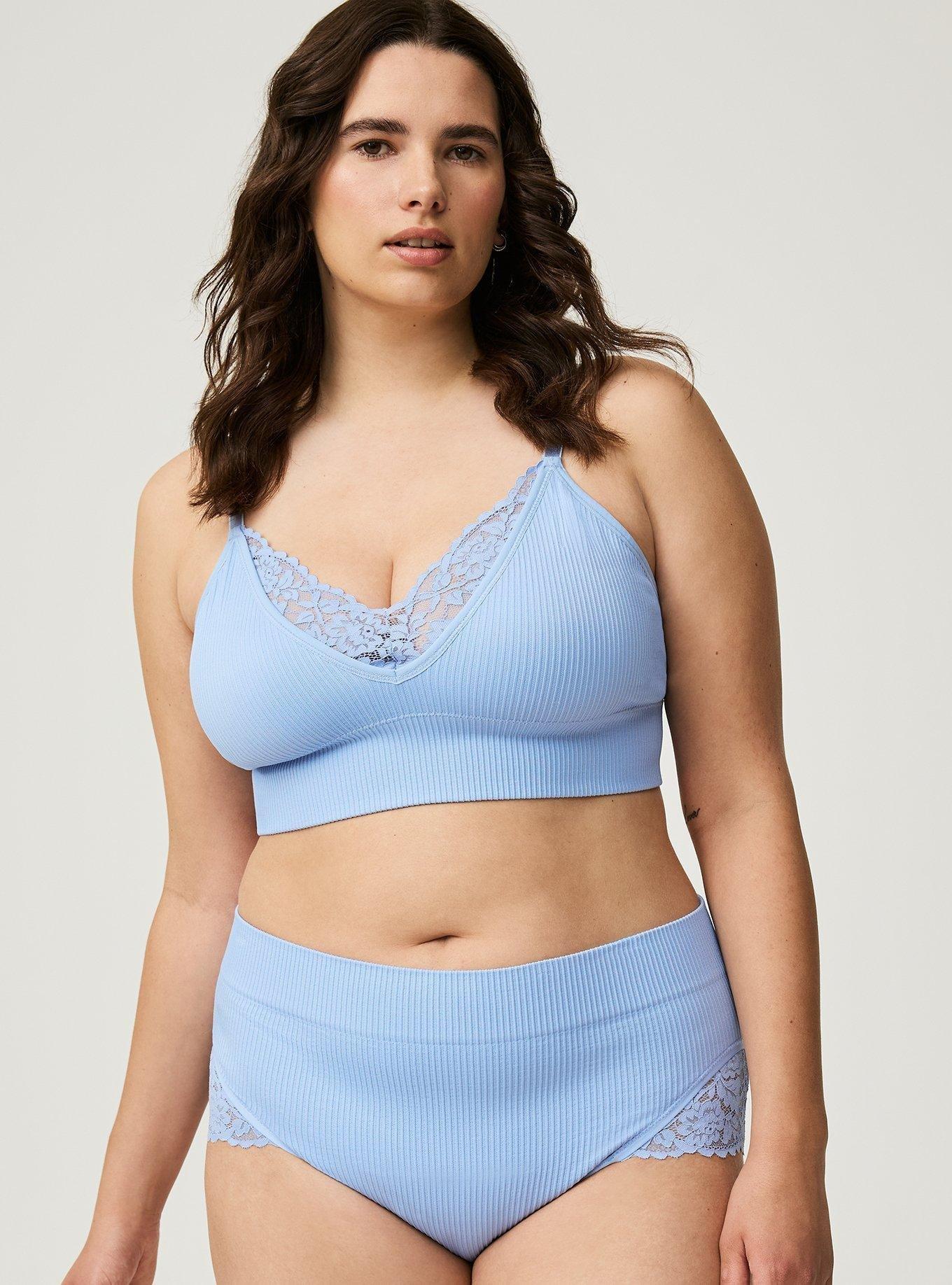 Lightly Lined Seamless Plunge Bralette