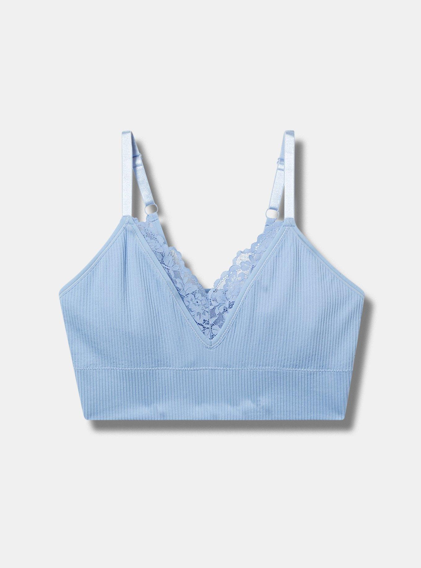 Lightly Lined Seamless Plunge Bralette