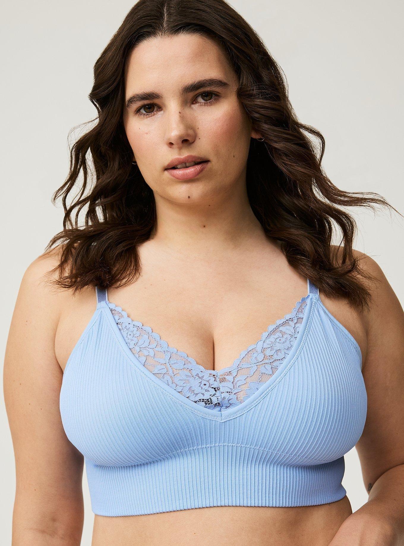 Lightly Lined Seamless Plunge Bralette