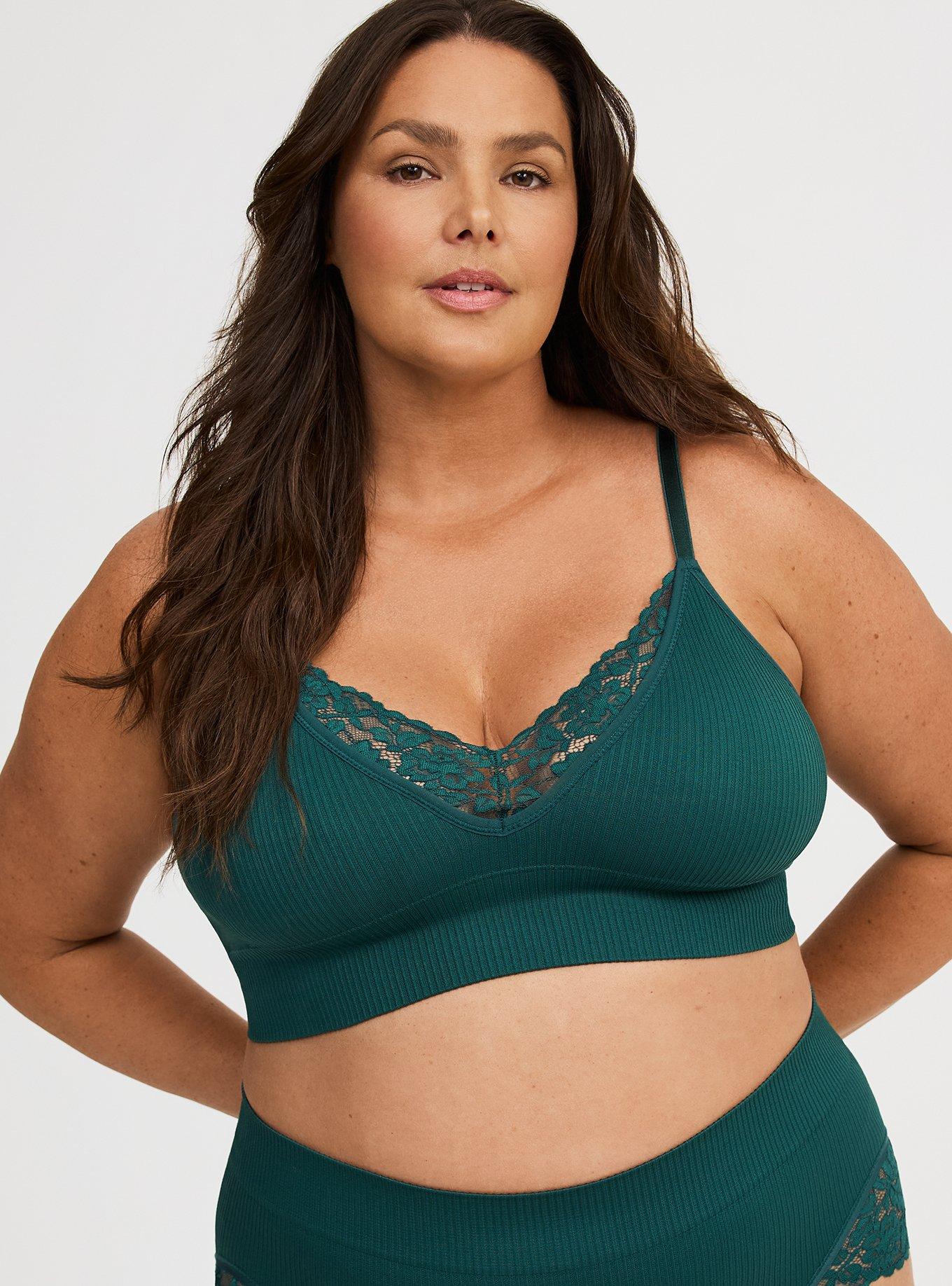 Lightly Lined Seamless Plunge Bralette