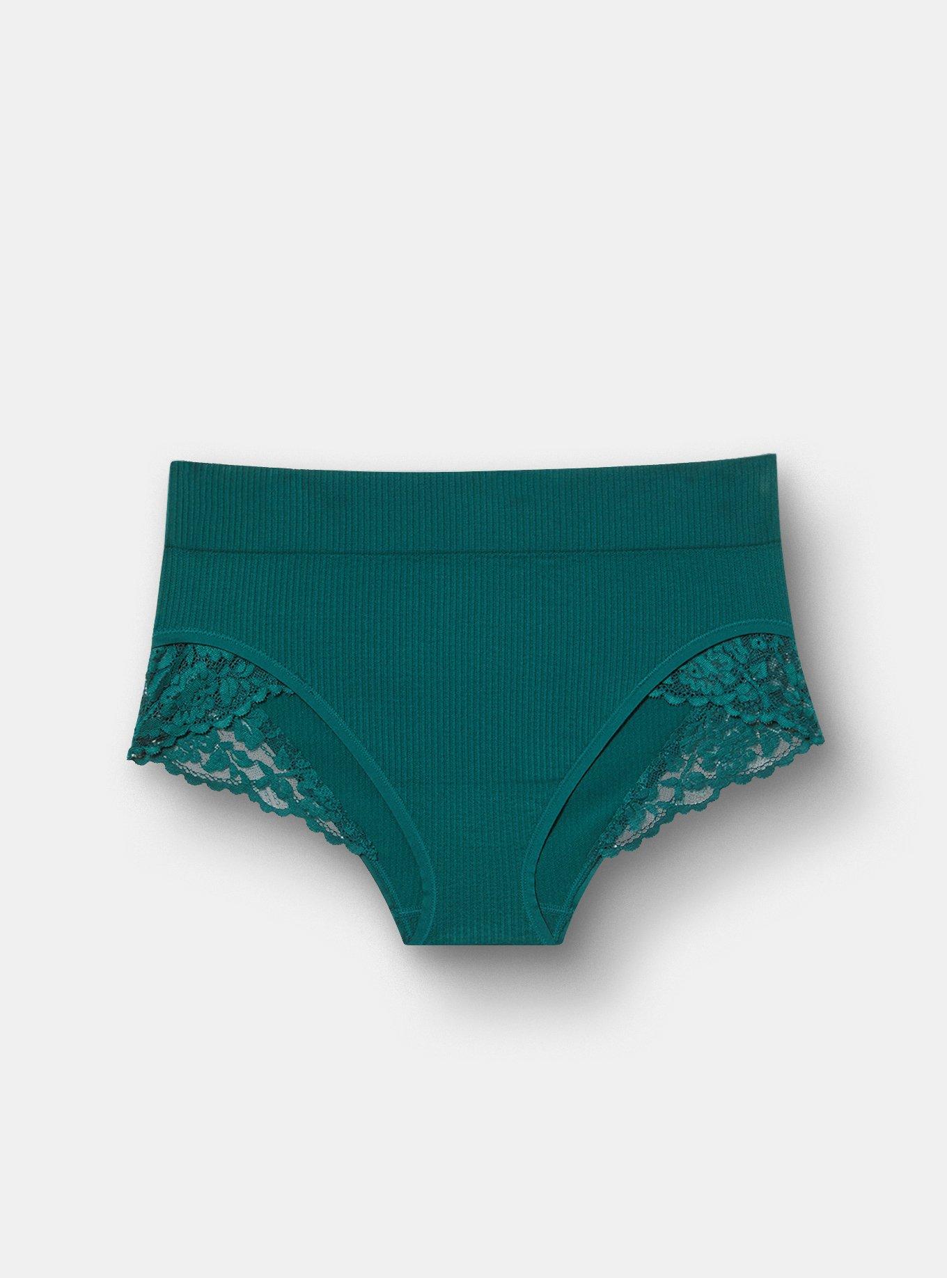 Seamless Rib Mid-Rise Brief Panty, JUNEBUG, hi-res