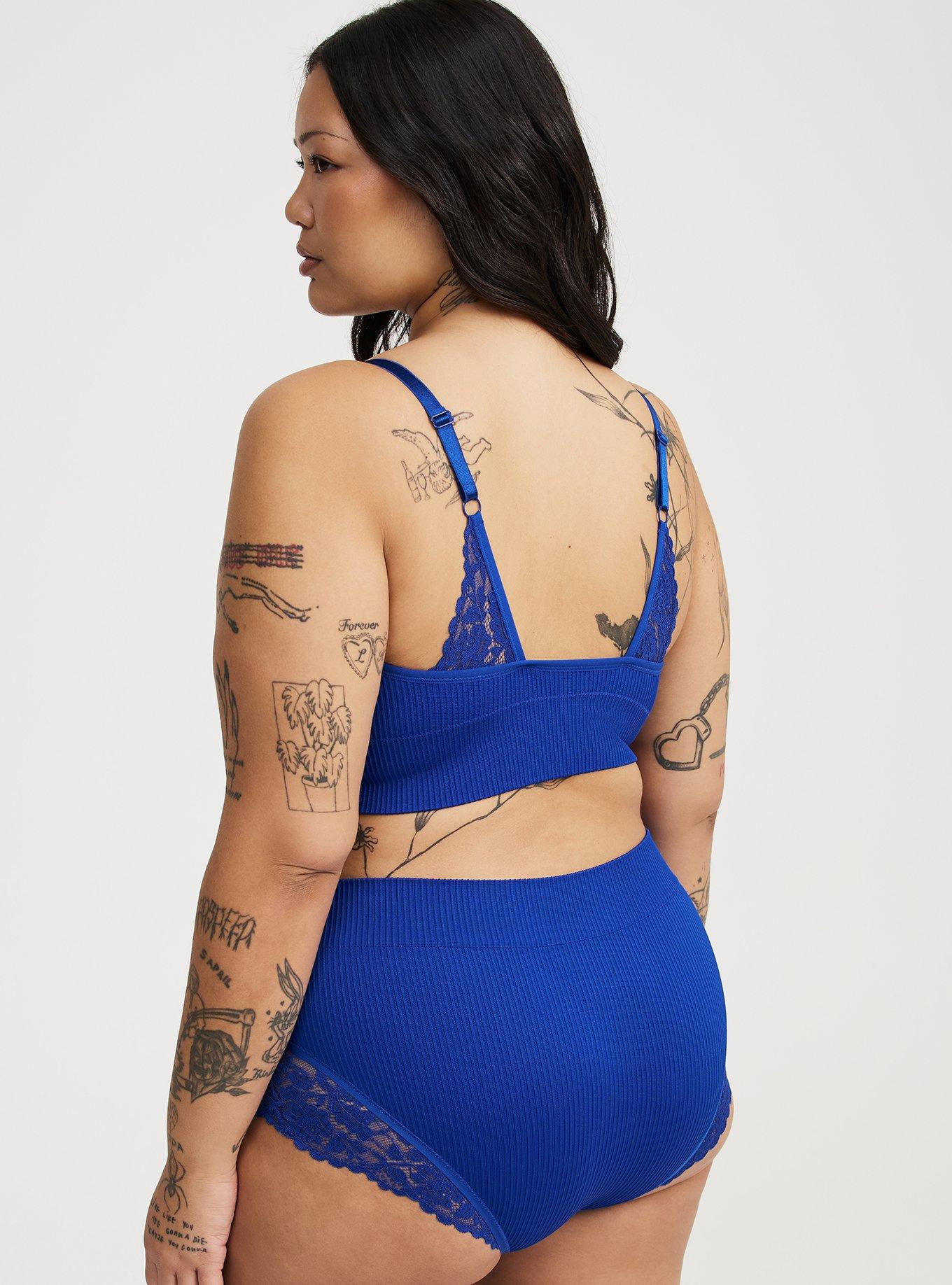 Seamless Rib Mid-Rise Brief Panty