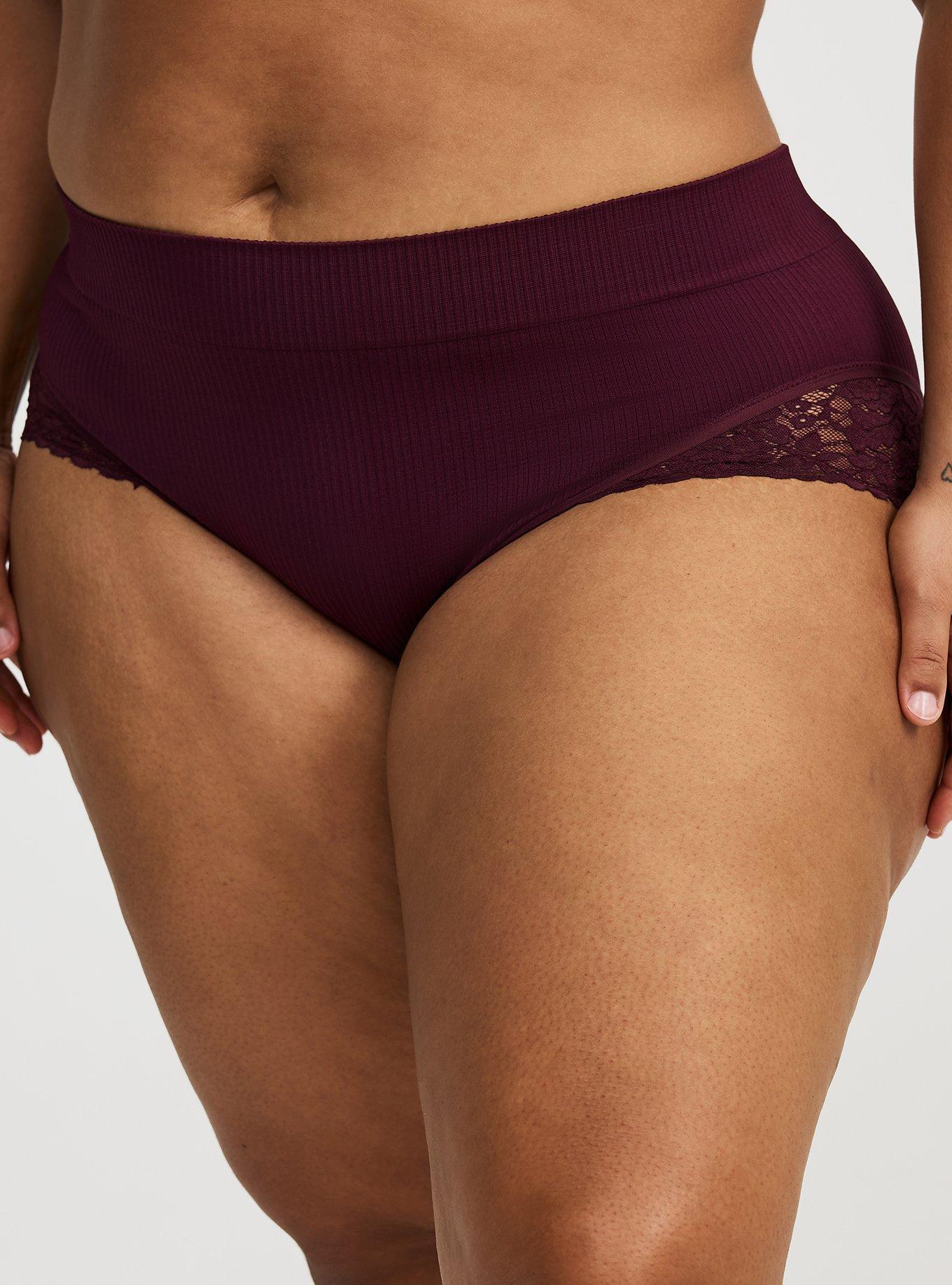 Seamless Rib Mid-Rise Brief Panty