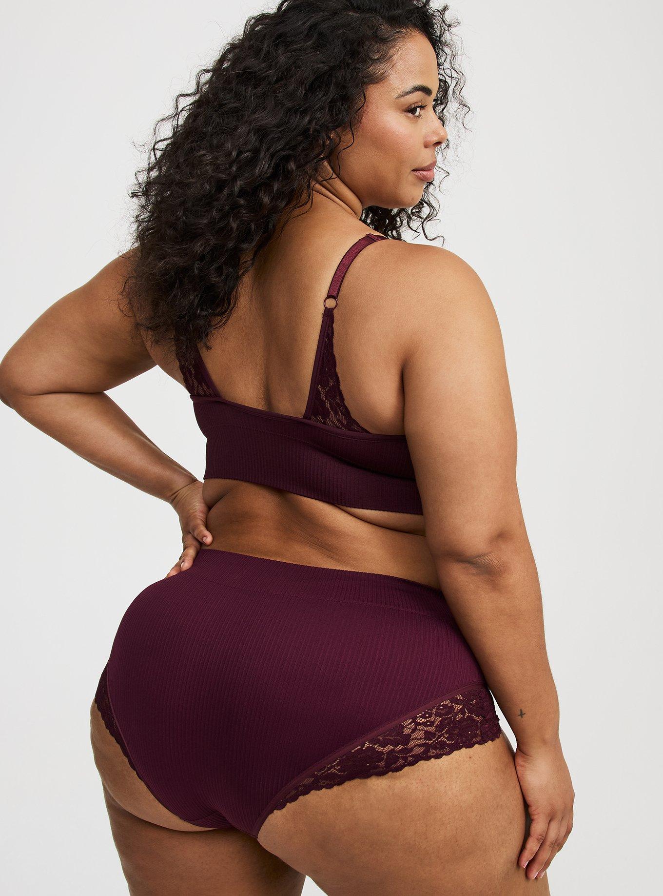 Seamless Rib Mid-Rise Brief Panty