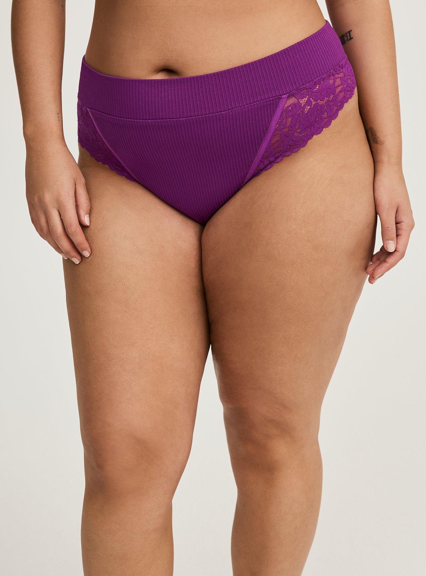 Seamless Rib Flirt Mid Rise Thong Panty