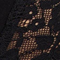 Seamless Smooth Mid-Rise Thong Panty, RICH BLACK, swatch