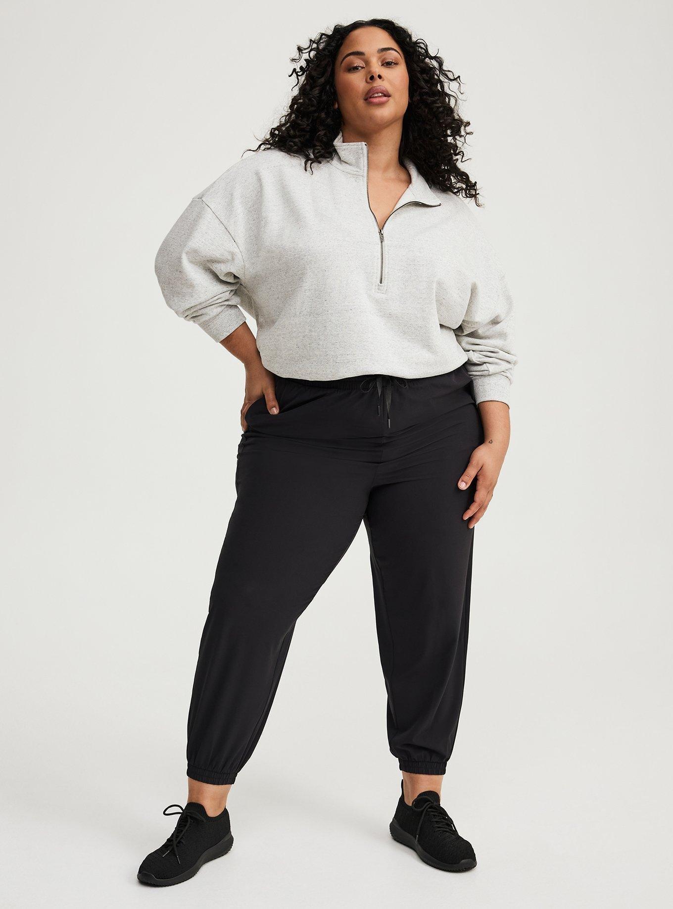 Drop Shoulder Half Zip Pullover