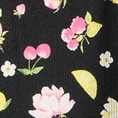 Super Soft Rib Sleep Short, BOP CONVERSATIONAL BLACK, swatch