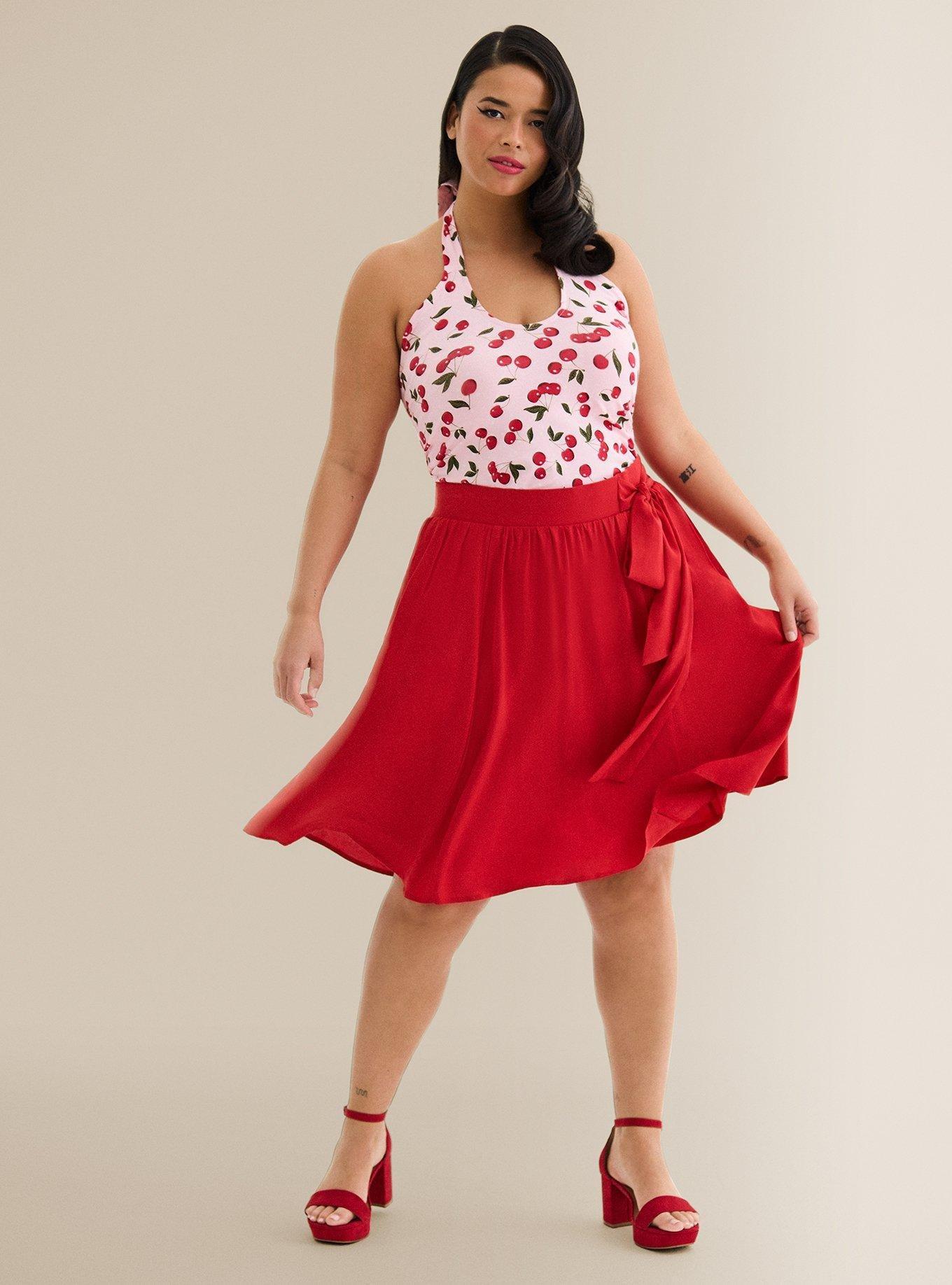 Retro Chic Swing Skirt