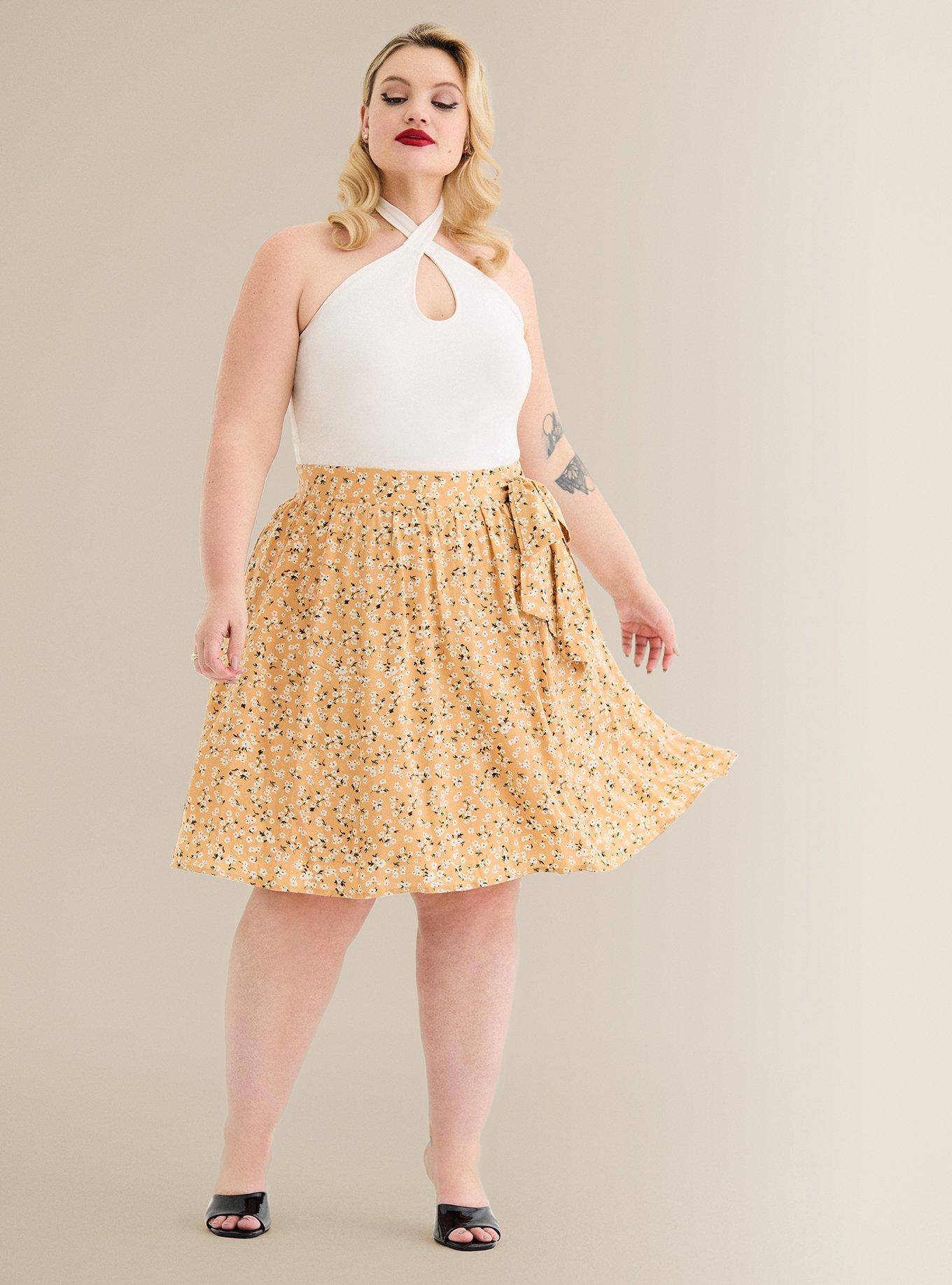 Retro Chic Swing Skirt