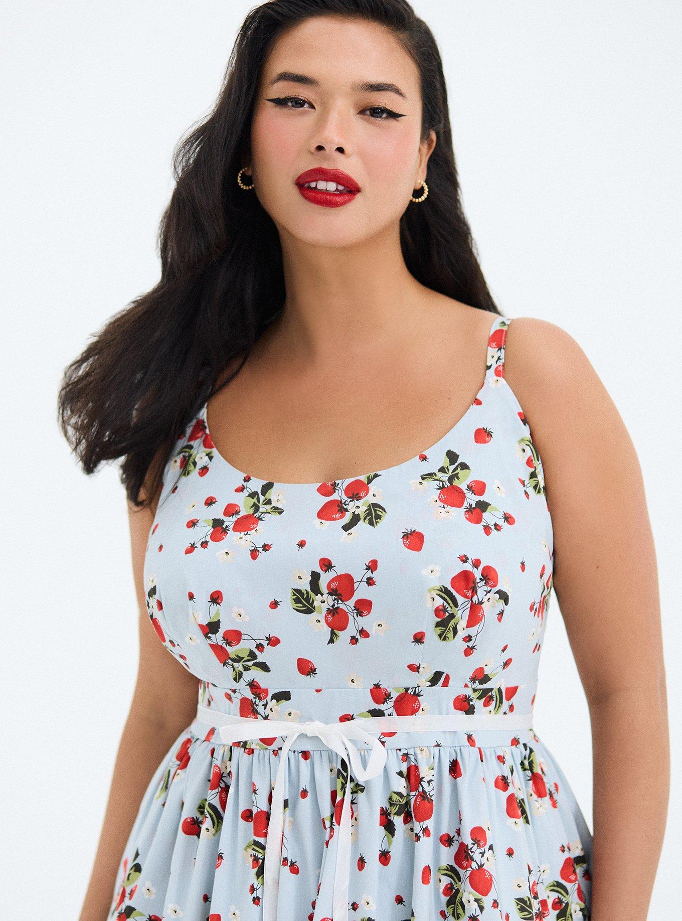 Plus Size - Retro Chic Swing-Skirt Dress - Torrid