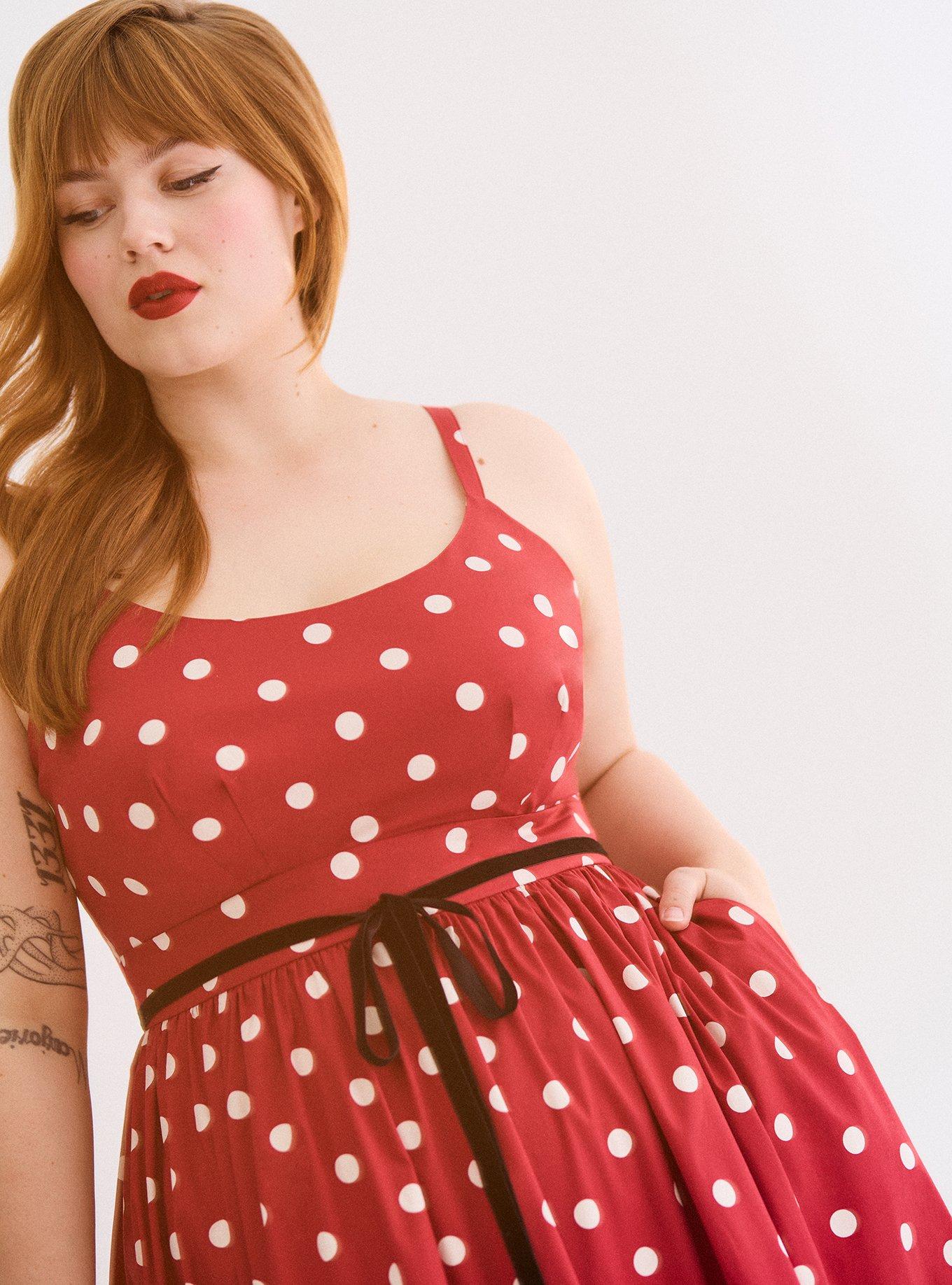Plus Size - Retro Chic Belted Swing Dress - Torrid