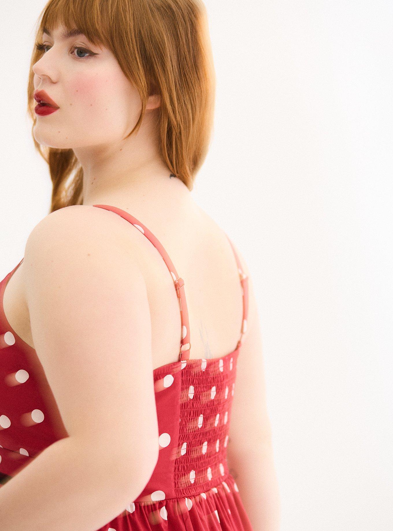 fitted lace wedding dress Lucille Red Asymmetric Bardot Midi Dress With Bow Detail  Club L London