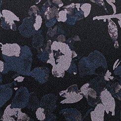 Nightfall Double Slit Lace Up Back Maxi Dress, WATERCOLOR FLORAL DEEP BLACK, swatch