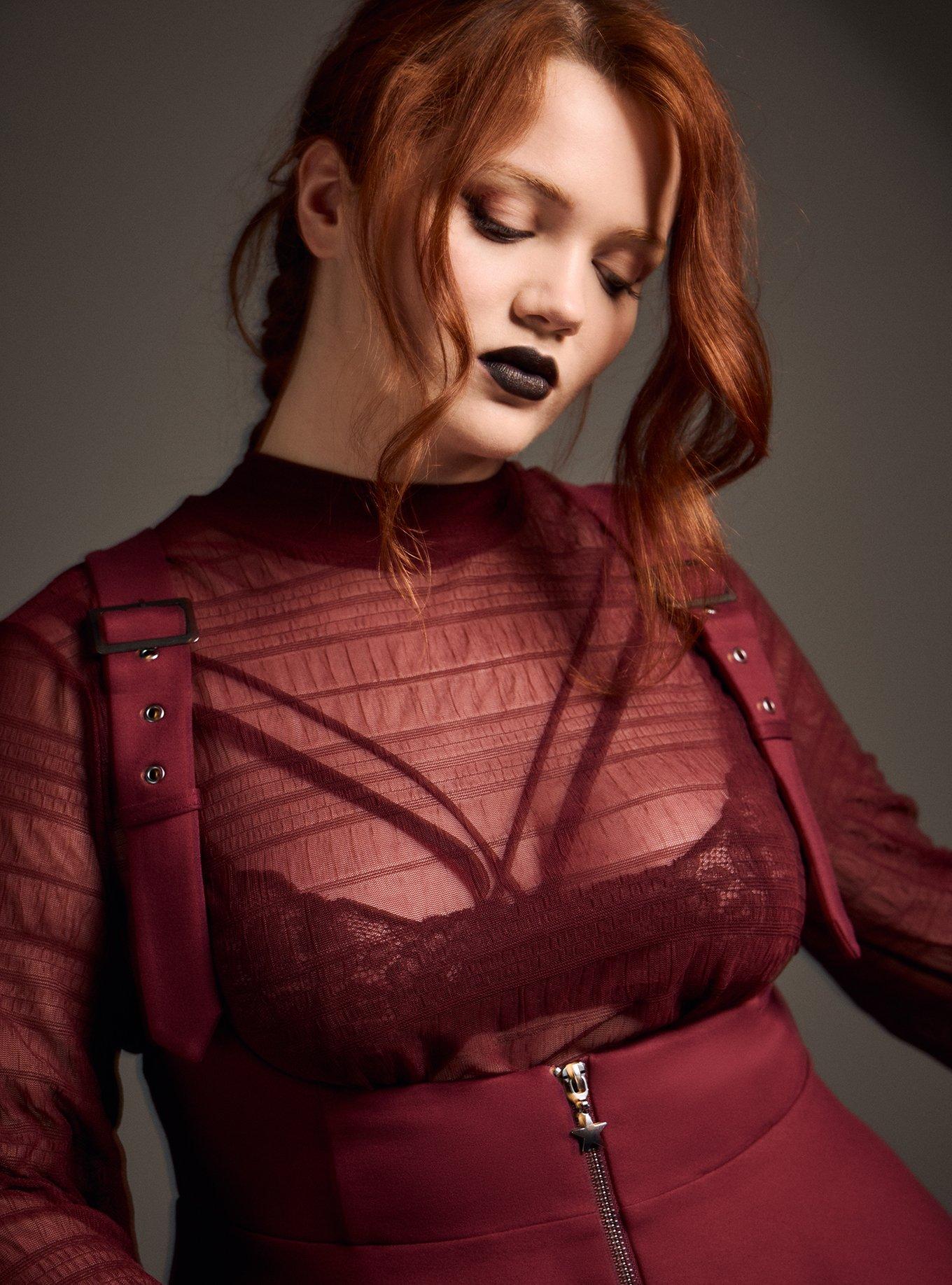 Nightfall Front-Zip Pinafore Dress
