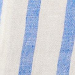 Tie Back Top, BLUE STRIPE, swatch