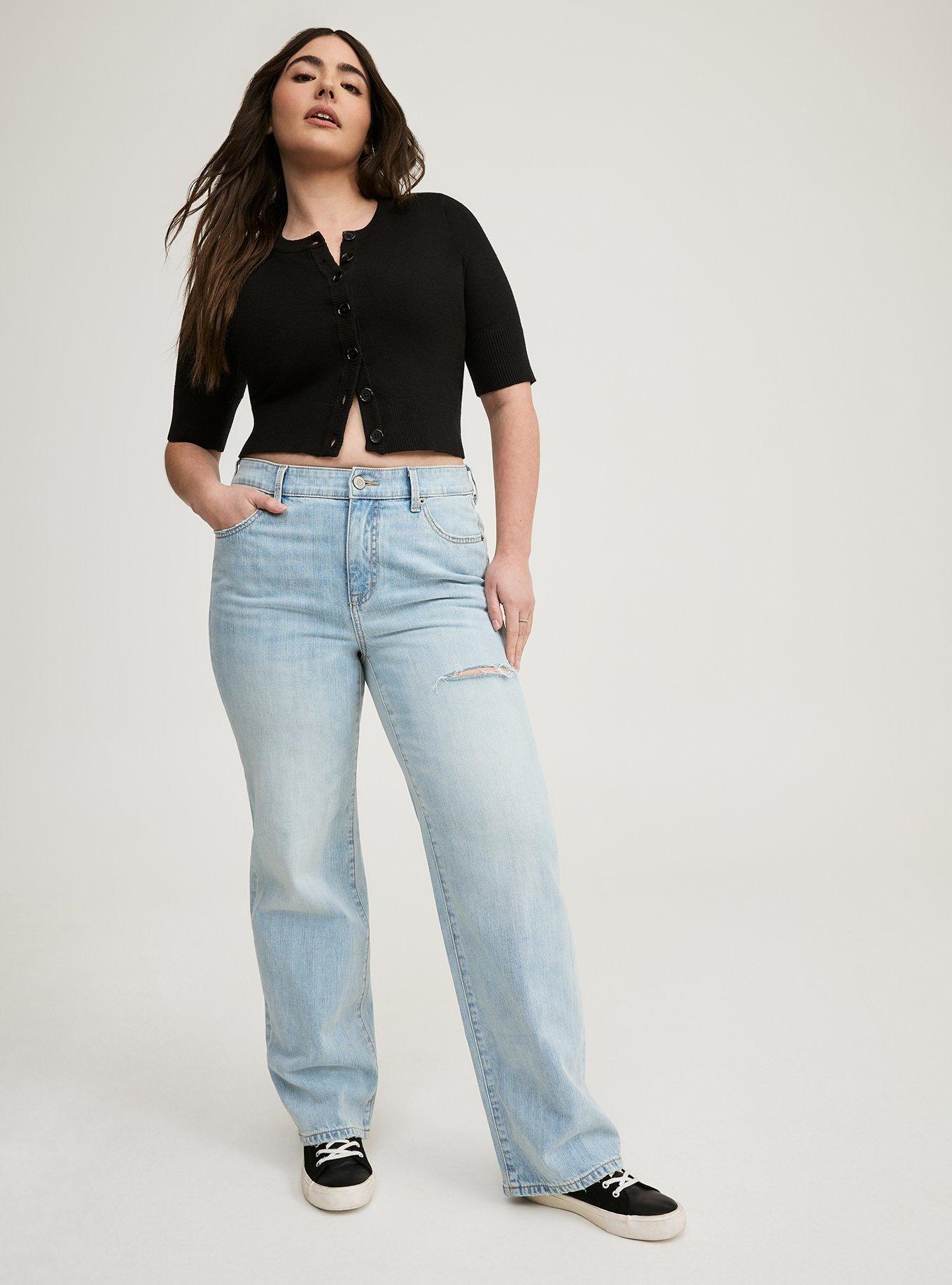 Plus Size - Perfect Mid-Rise Wide-Leg Jean - Torrid