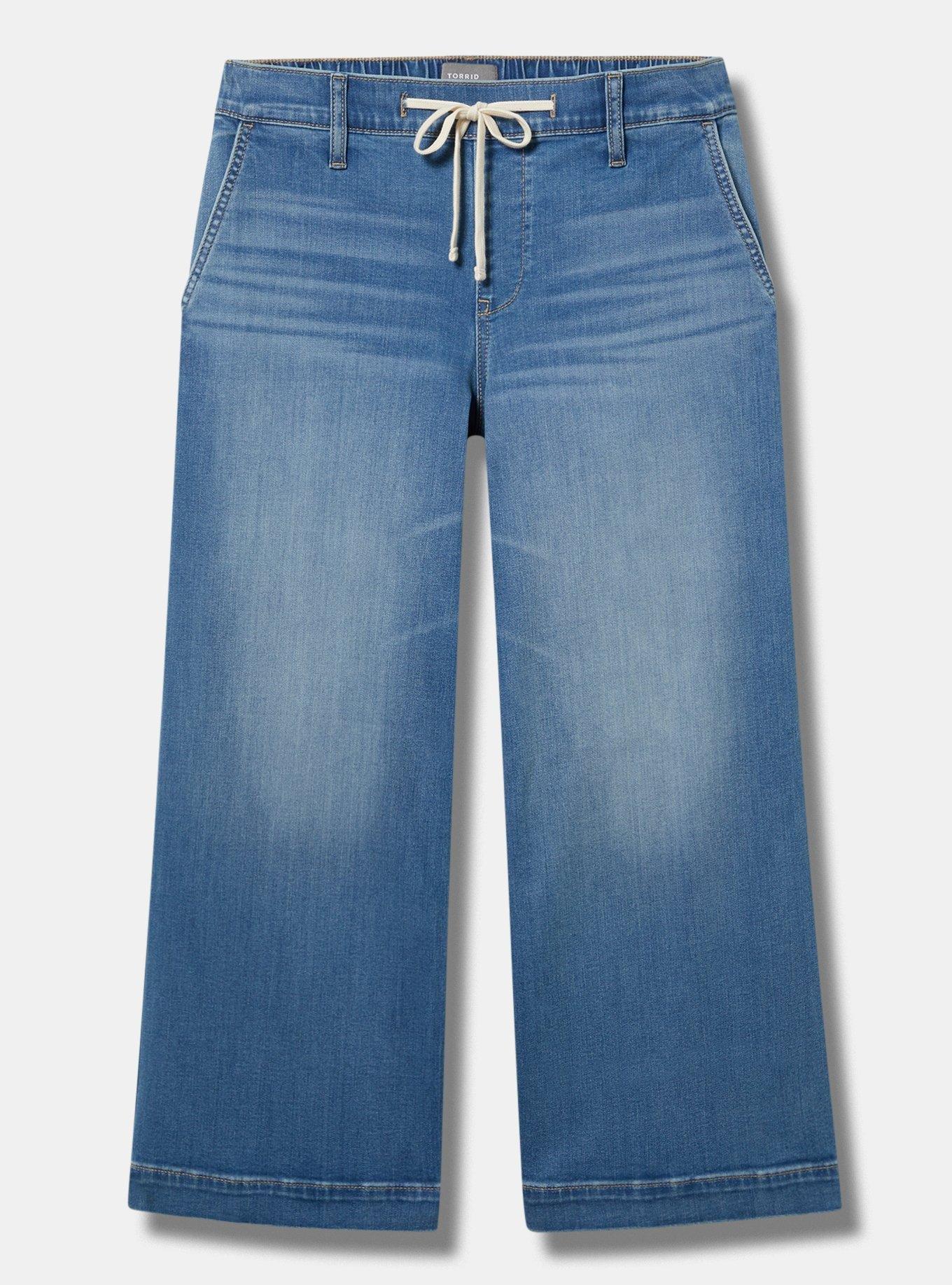 Crop Weekend Mid-Rise Wide Leg Jean