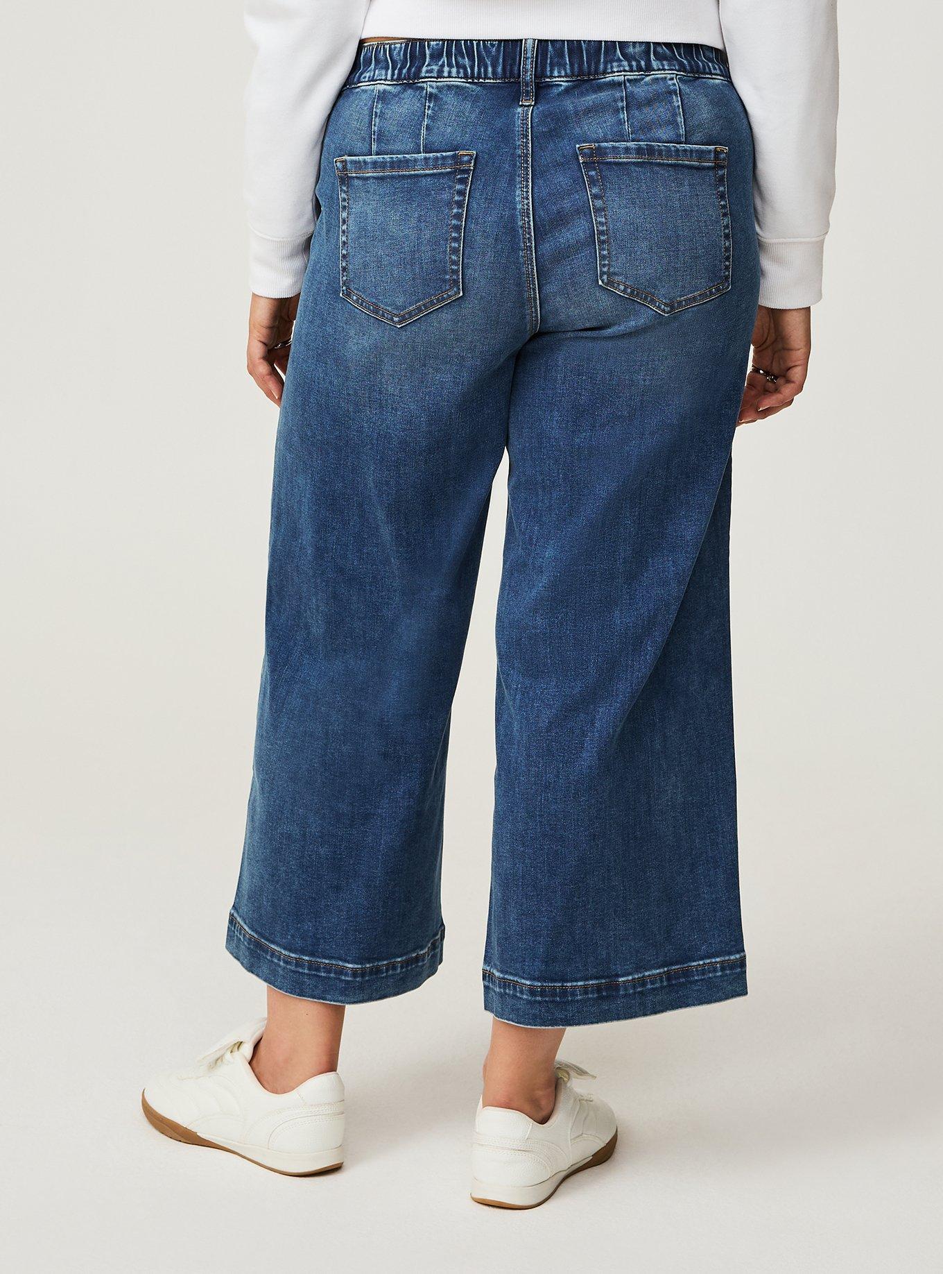 Crop Weekend Mid-Rise Wide Leg Jean
