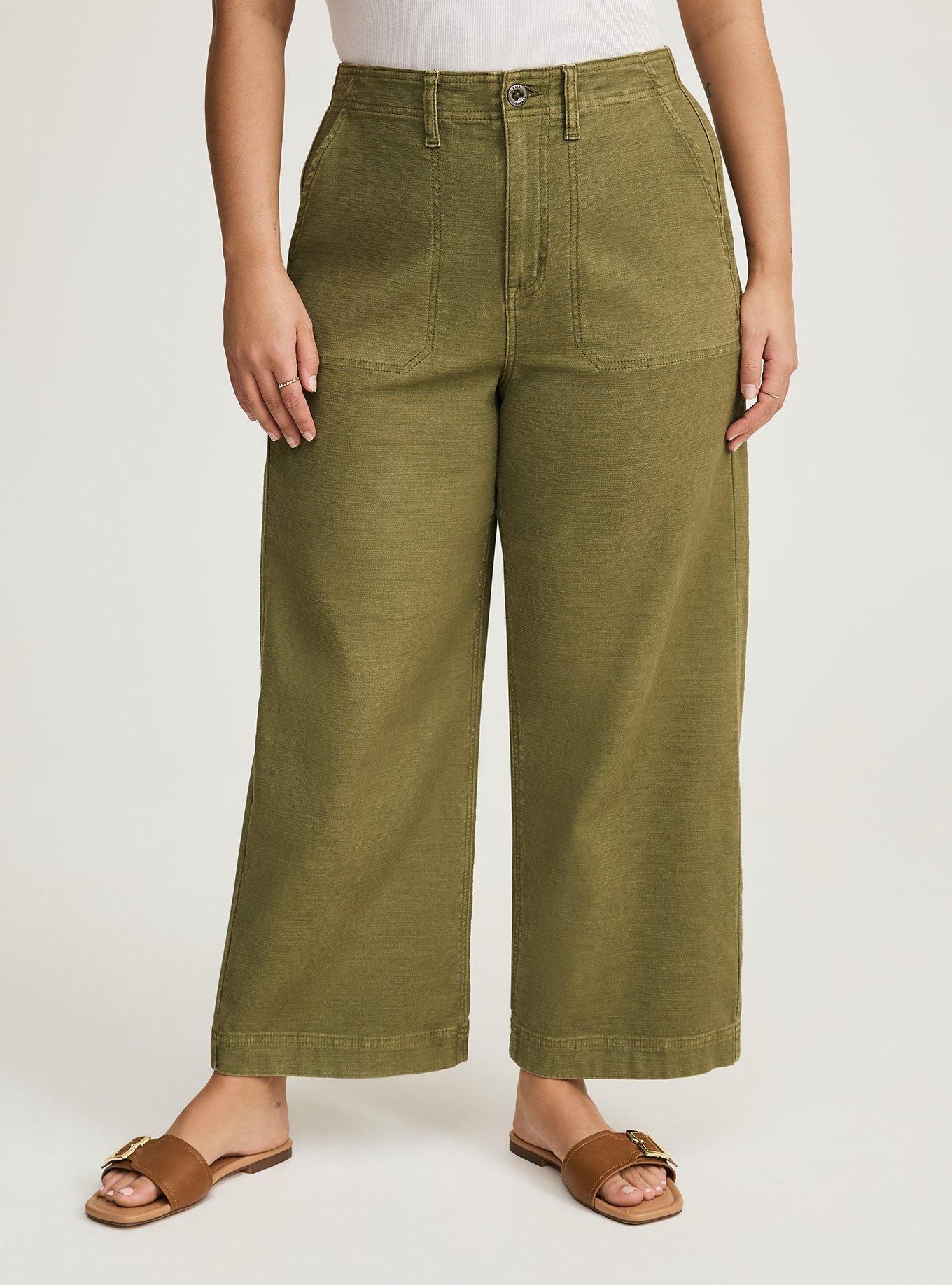 Lace-Up Back Utility Pant