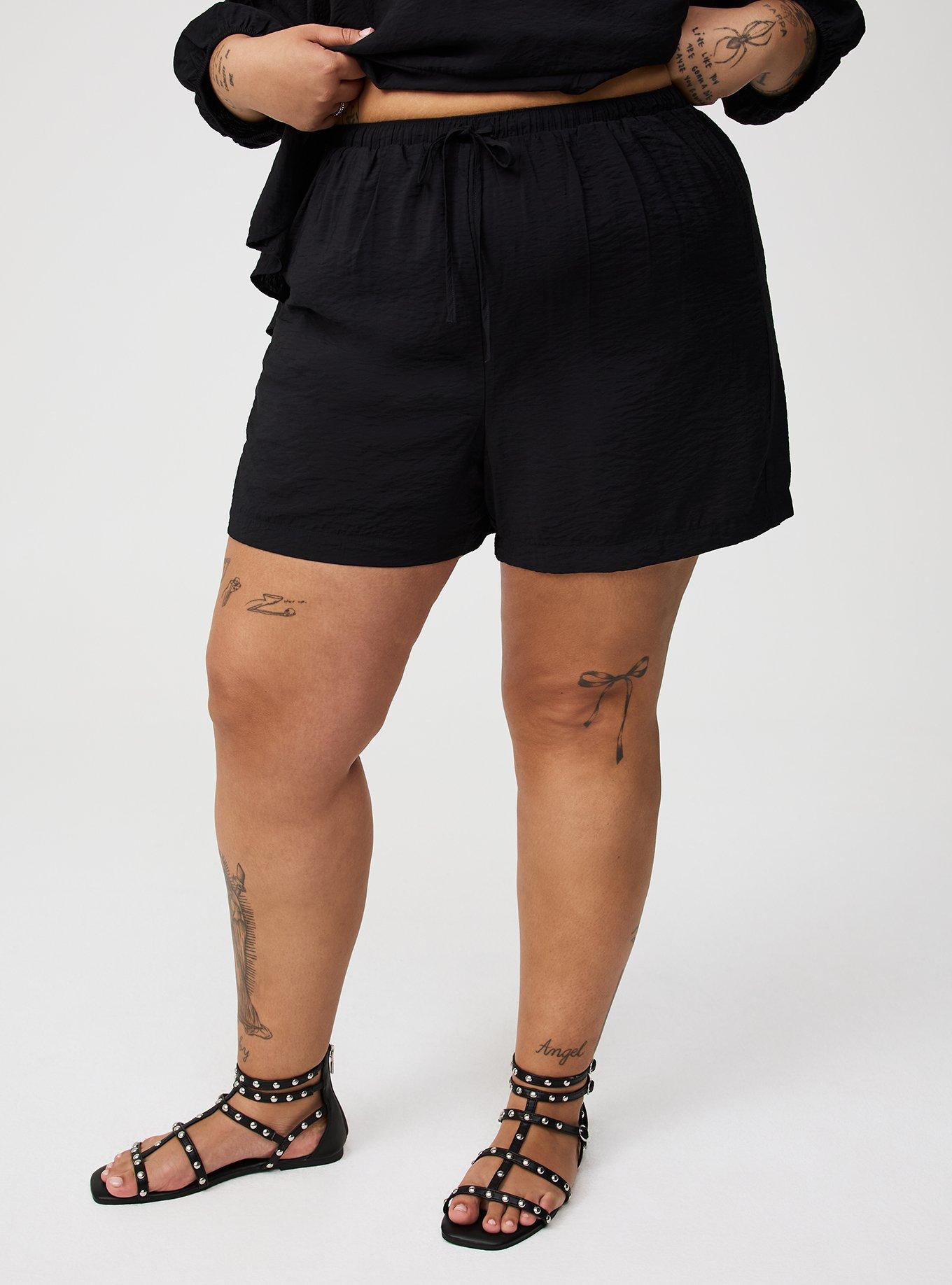 Crinkle Tie Waist Short