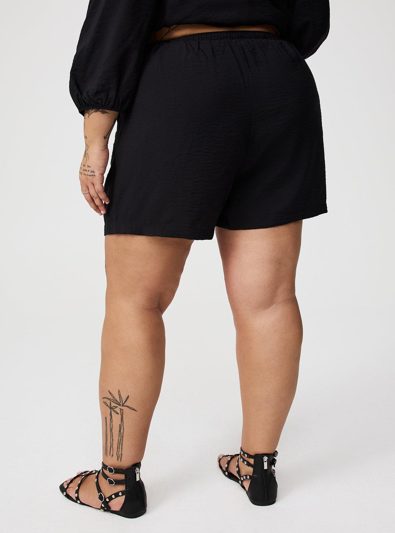 Crinkle Tie Waist Short