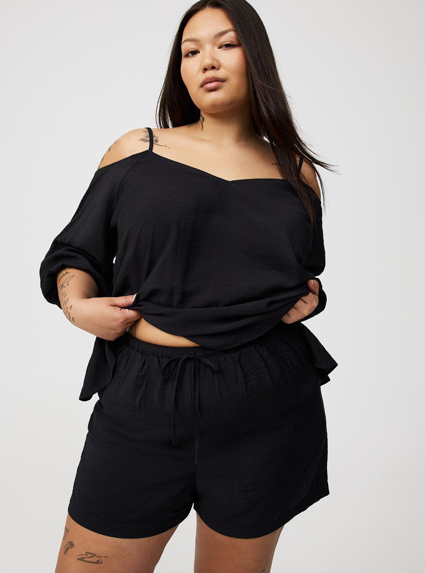 Crinkle Tie Waist Short