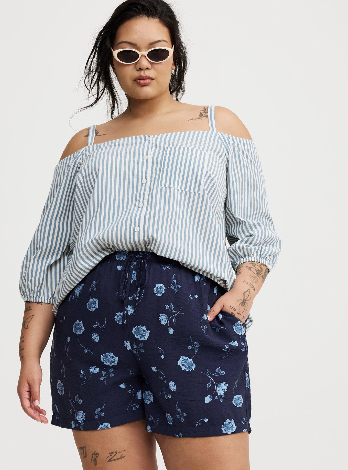 Pull-On Smocked Shorts