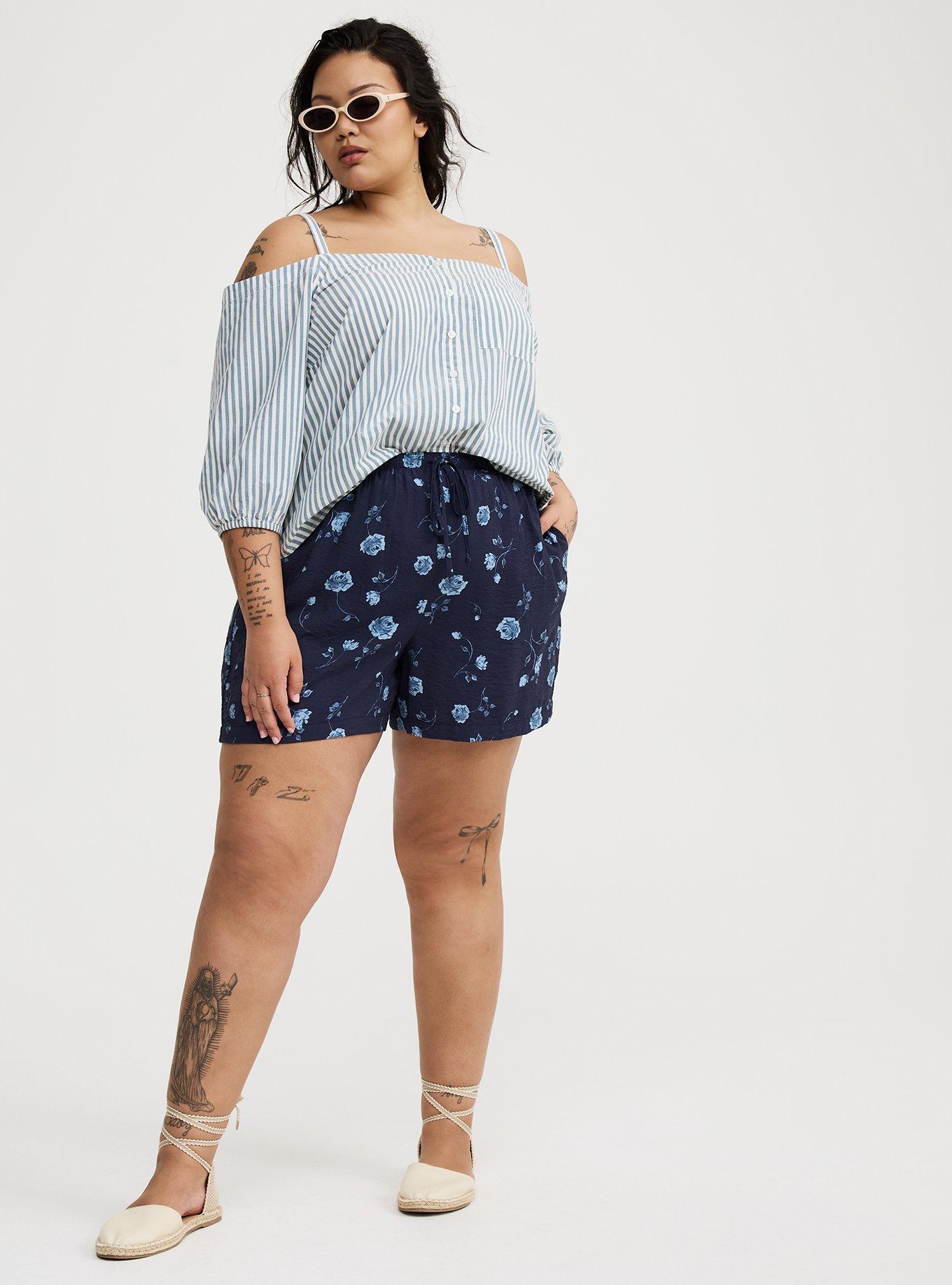 Pull-On Smocked Shorts