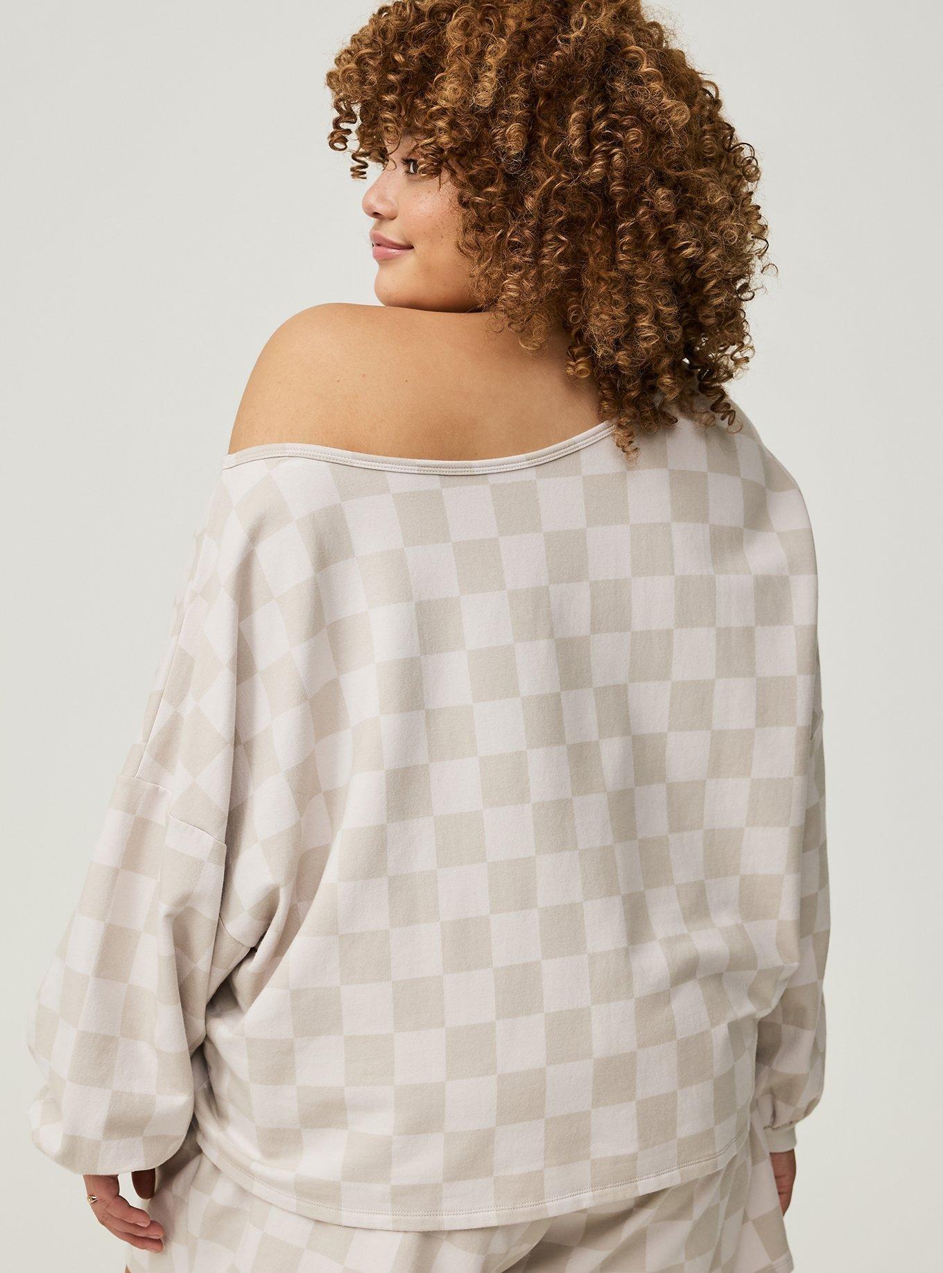 Off-Shoulder Active Sweatshirt