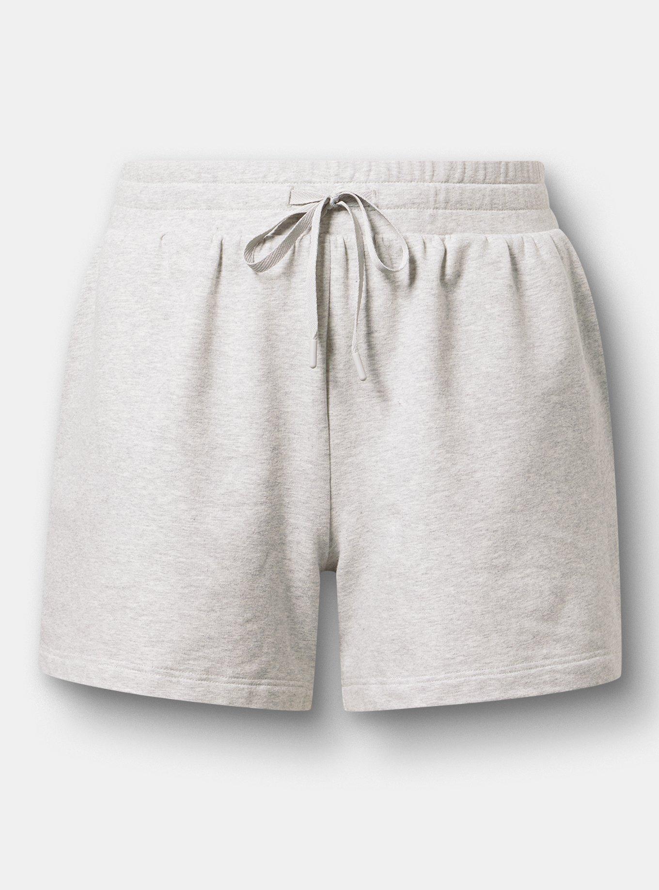 TRU Everyday Fleece Relaxed Active Short, LIGHTEST HEATHER GREY, hi-res