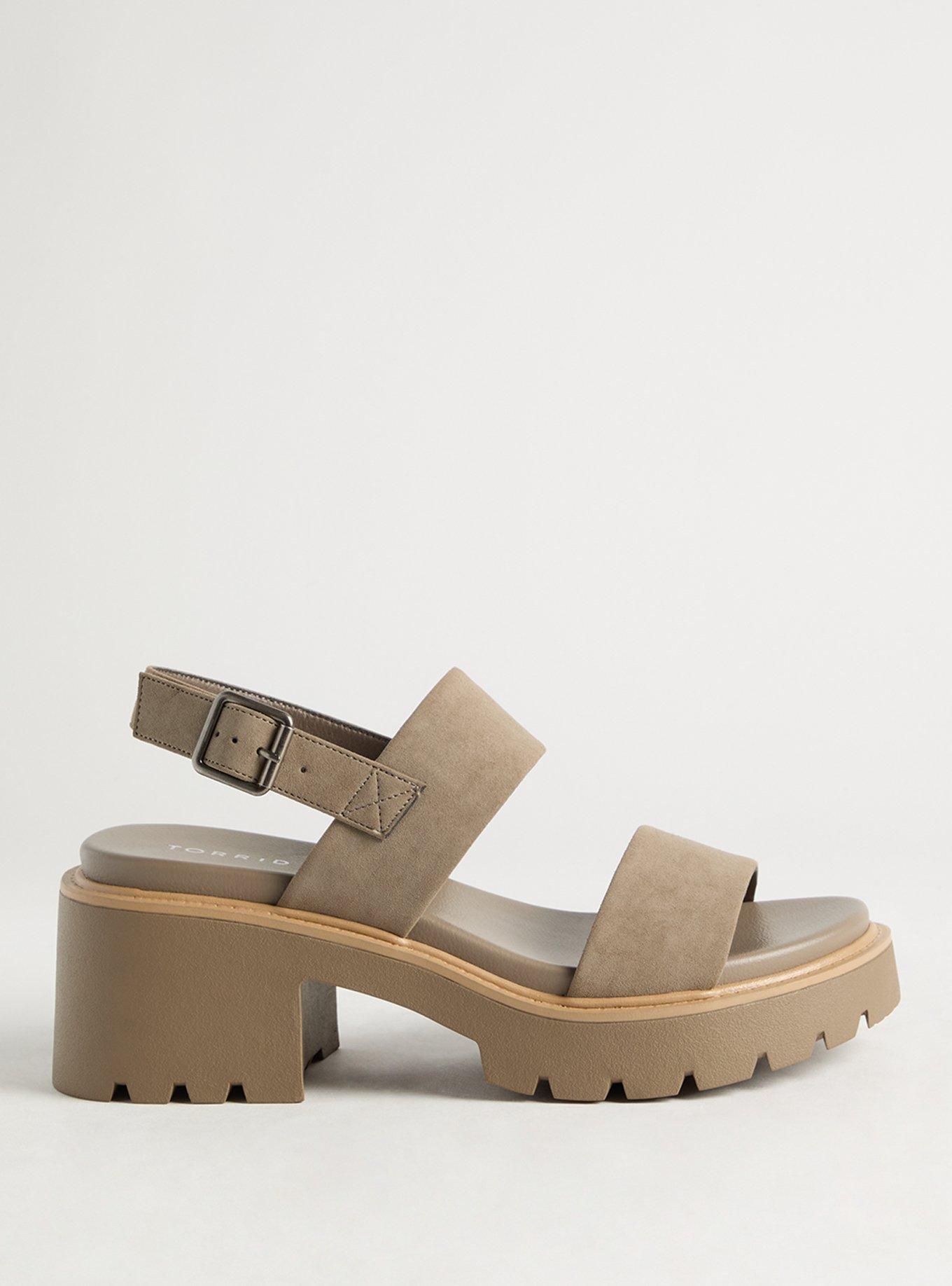 Lug Bottom Heeled Sandal (WW)