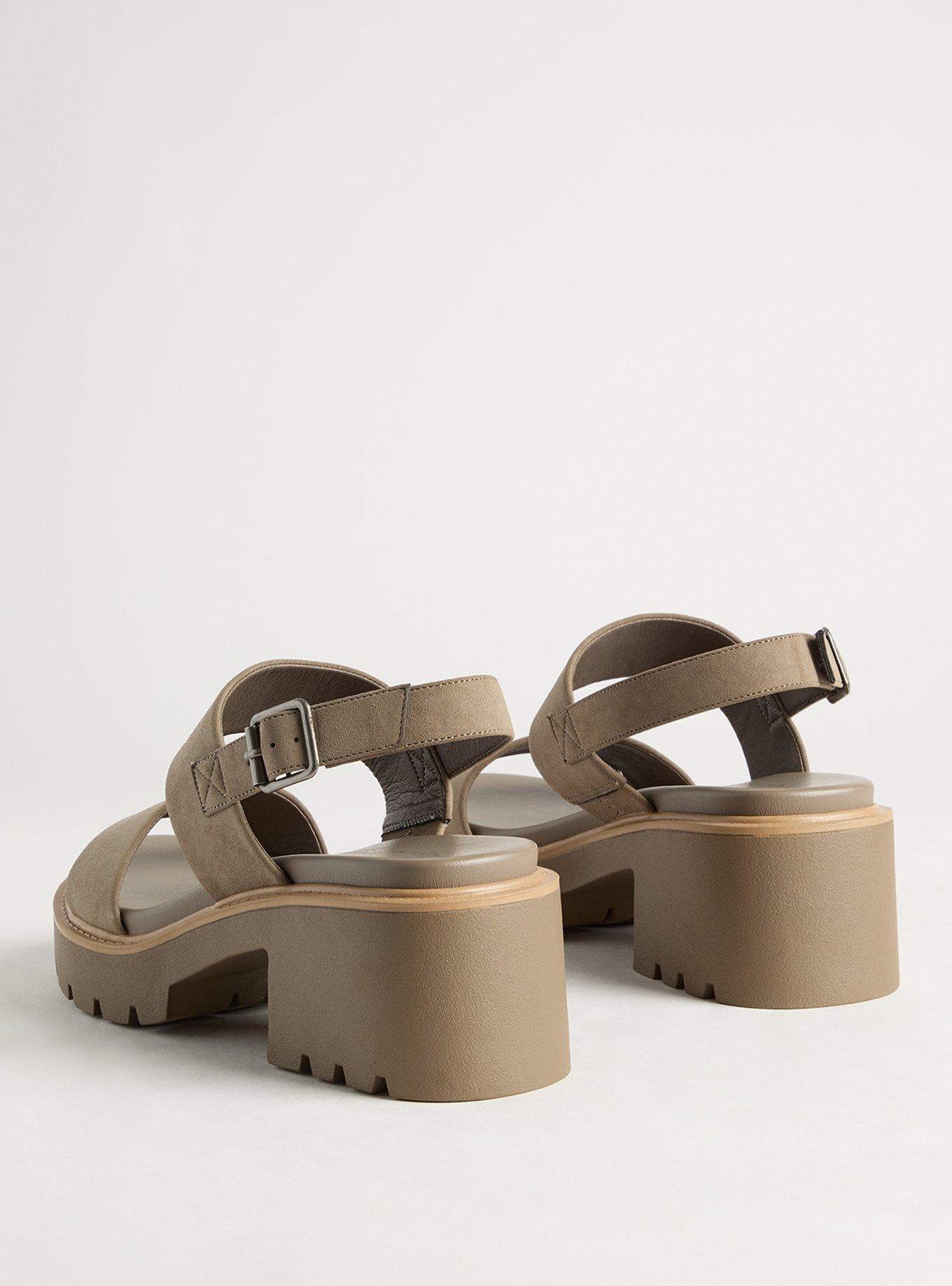 Lug Bottom Heeled Sandal (WW)
