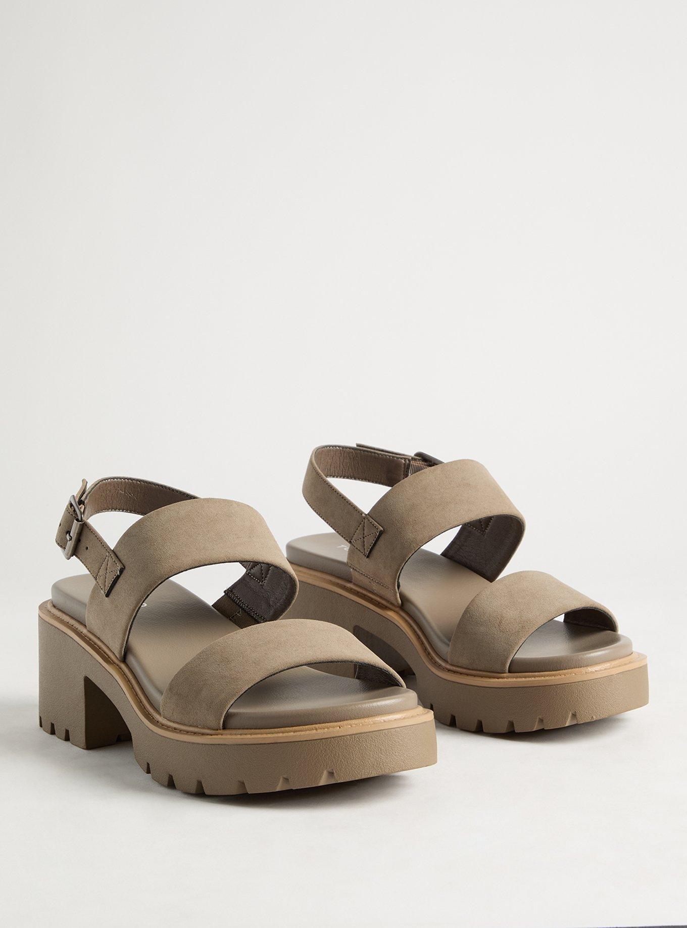 Lug Bottom Heeled Sandal (WW)