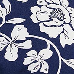 Skater Mini Dress, BOUDOIR ROSE FLORAL NAVY, swatch